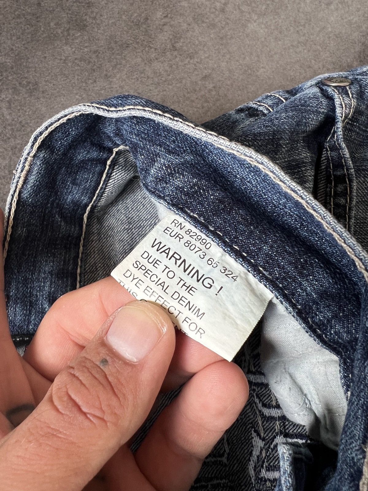 Tribal Streetwear Vintage TrIbal Embroidered Logo Denim Jeans Y2k Streetwear Size US 30 / EU 46 - 16 Thumbnail
