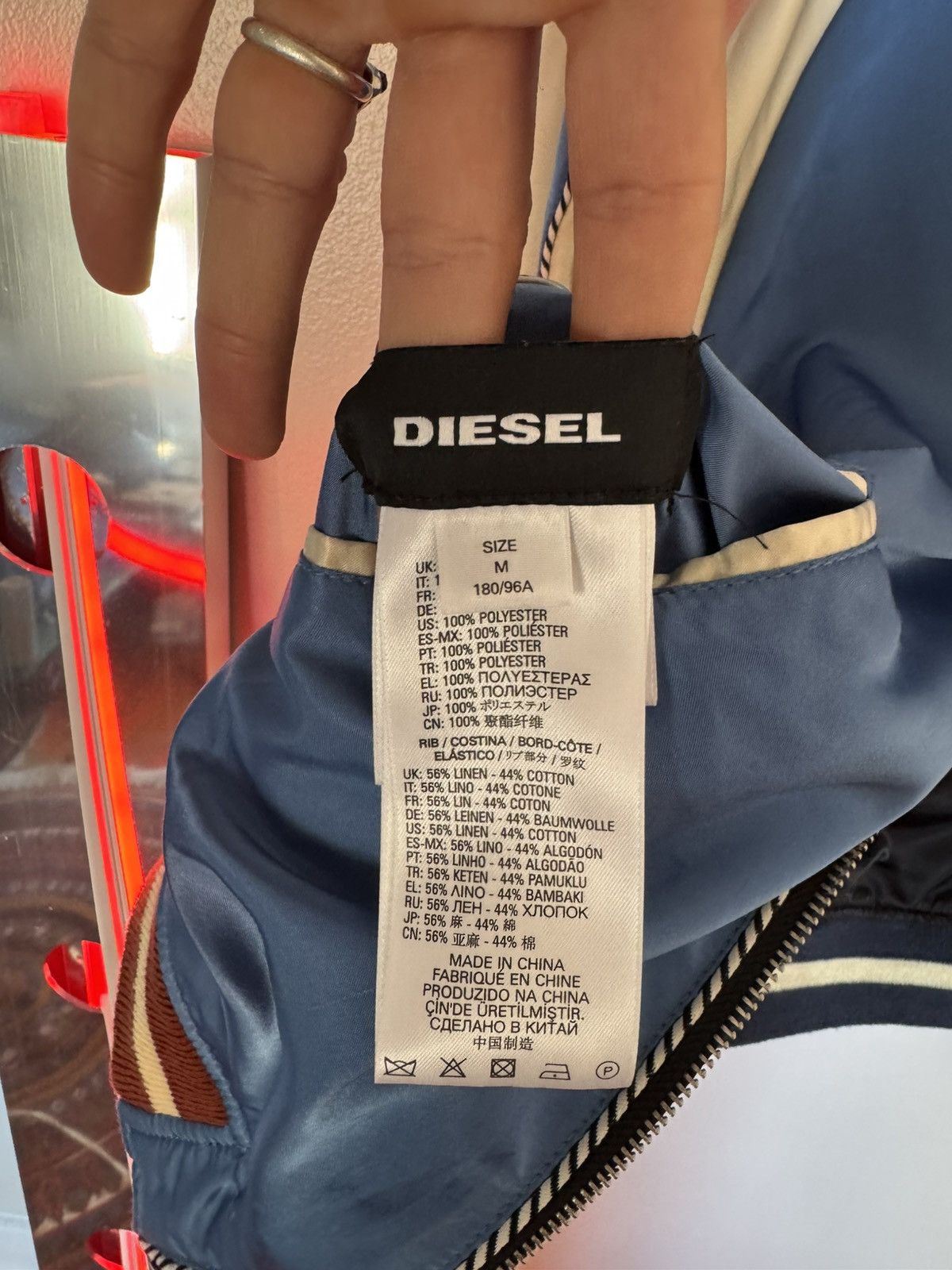 Diesel Reversible Diesel Tekno Sukajan satin jacket Size US M / EU 48-50 / 2 - 9 Thumbnail