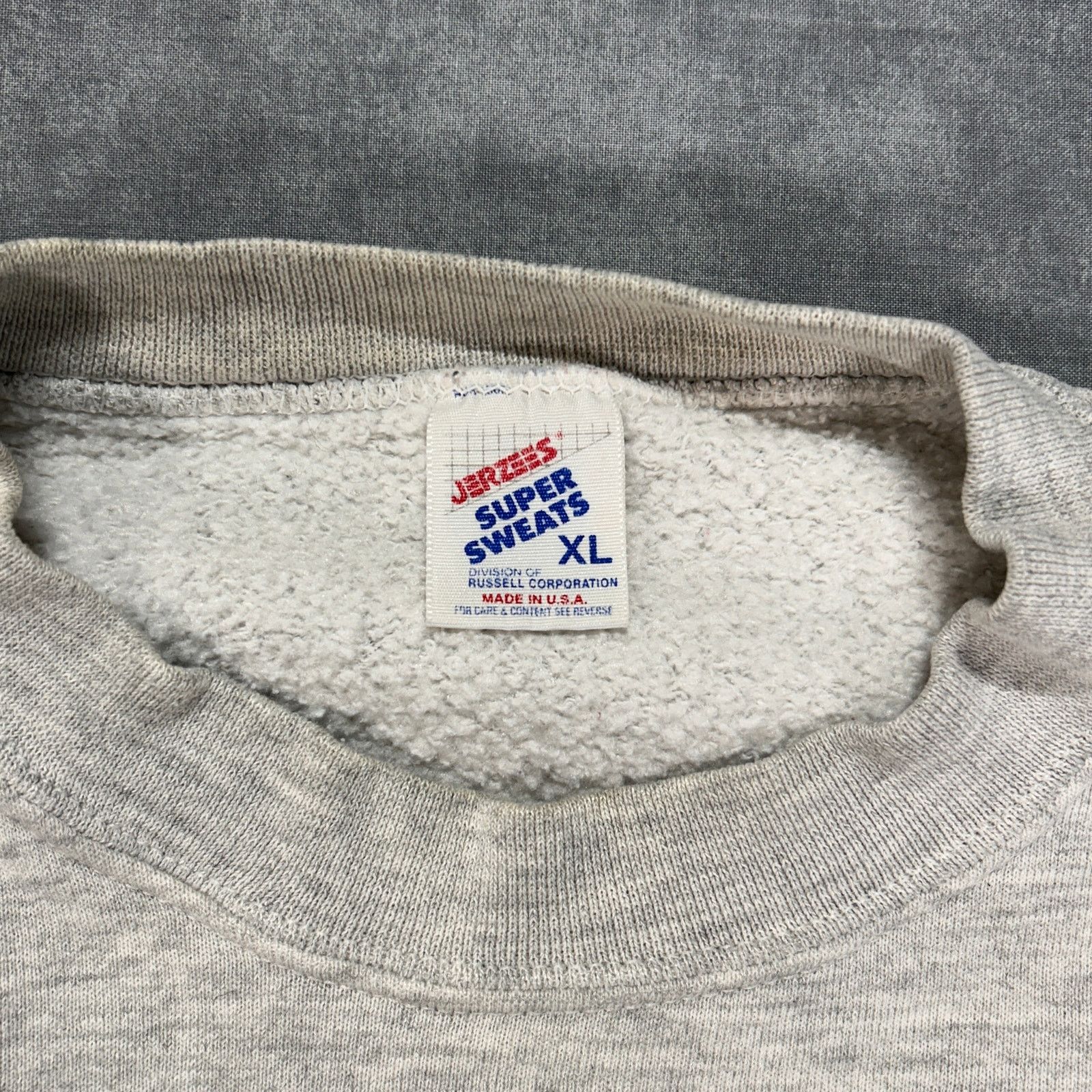 Jerzees VTG 90s Jerzees Broncs Volleyball grey sweatshirt womens XL Size XL / US 12-14 / IT 48-50 - 6 Thumbnail