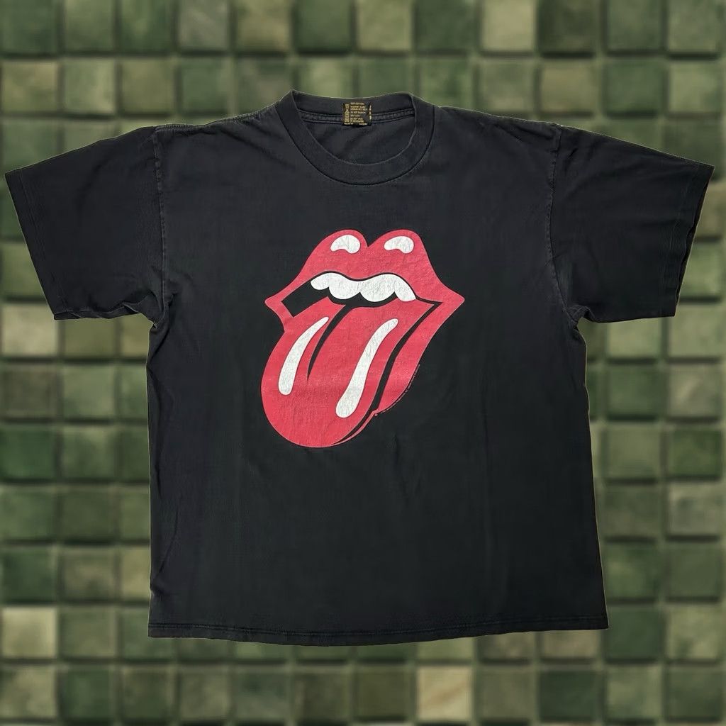 Vintage VINTAGE Brockum Worldwide Rolling Stones Voodoo Lounge 94/95 World Tour T-Shirt XL Black 90s Rock Mens Size US XL / EU 56 / 4 - 1 Thumbnail