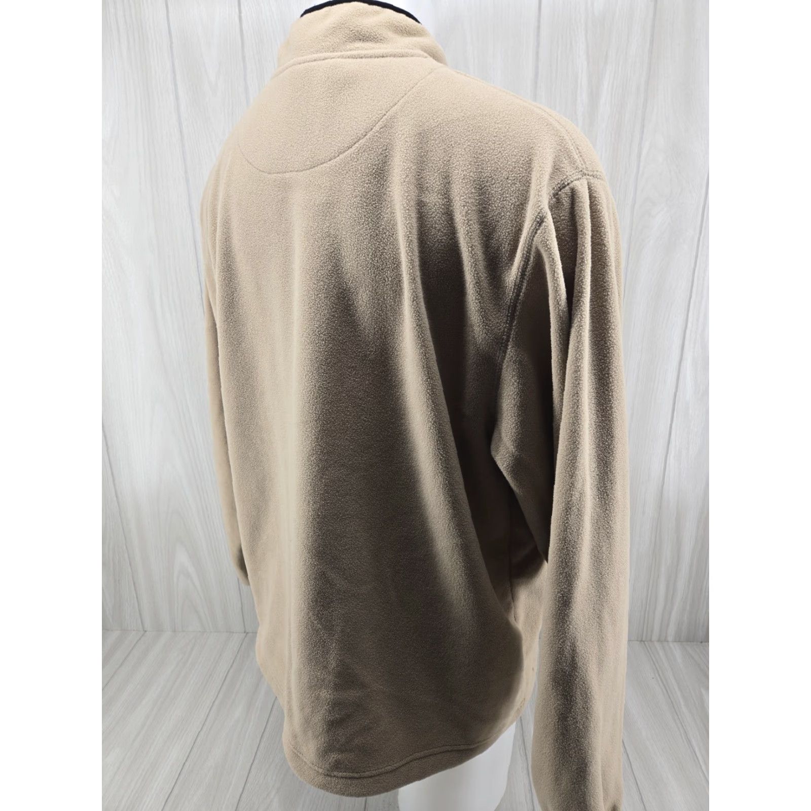 Logo 7 Ducks Unlimited Men's Fleece Jacket XL Full Zip Tan Hunting Embroidered Logo Size US XL / EU 56 / 4 - 5 Thumbnail