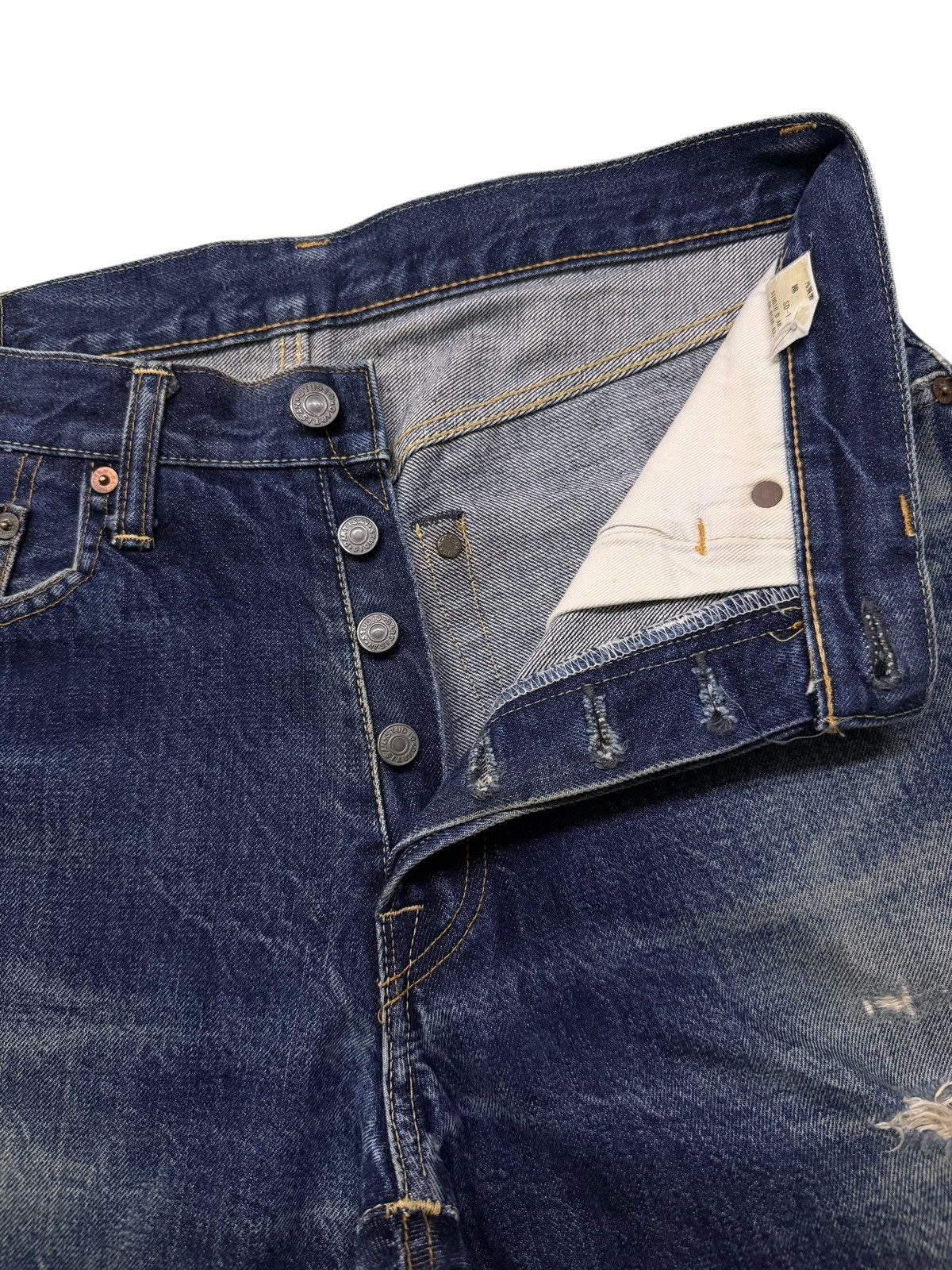 Studio D'Artisan Vintage 00s Studio D’Artisan SD-101 Osaka Era Selvedge Denim Size US 30 / EU 46 - 12 Thumbnail