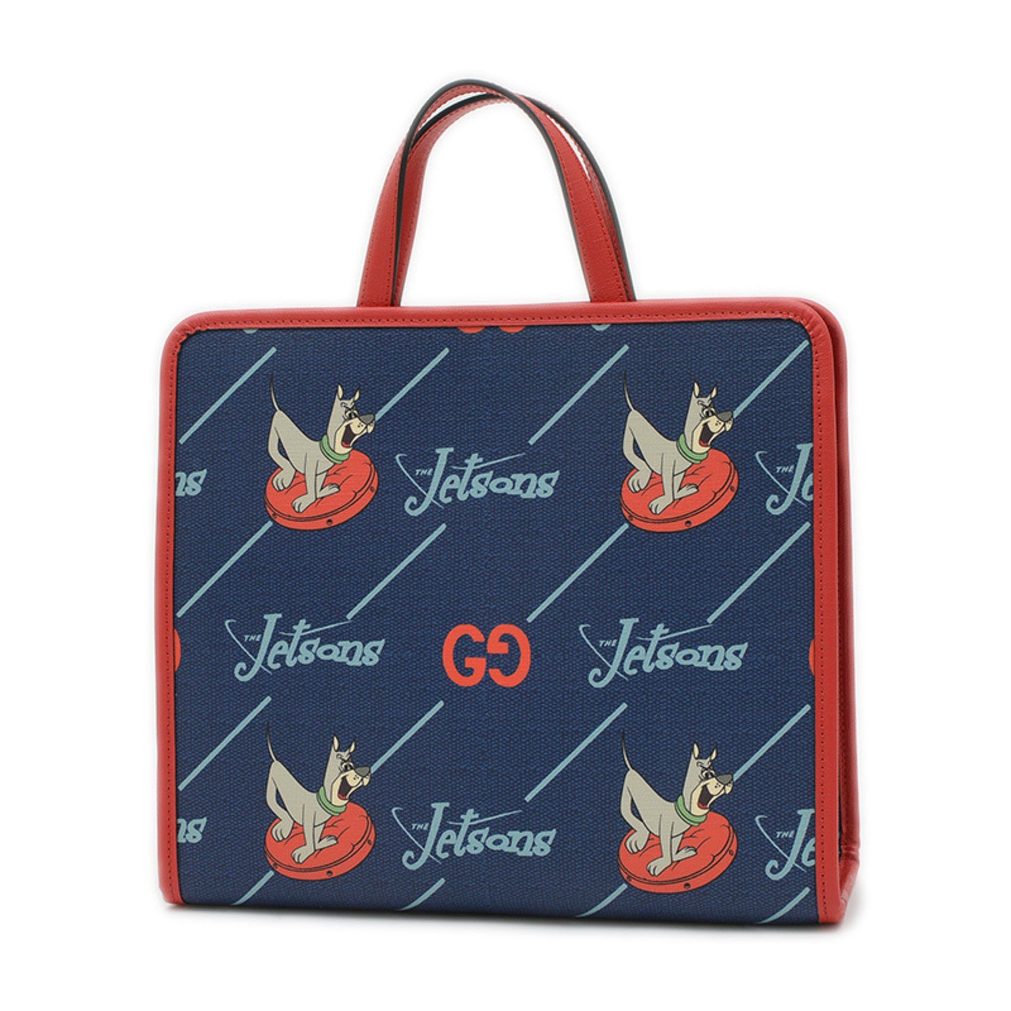 Gucci Children's Jetsons Tote Bag Navy Red 605614 in Blue, Women's