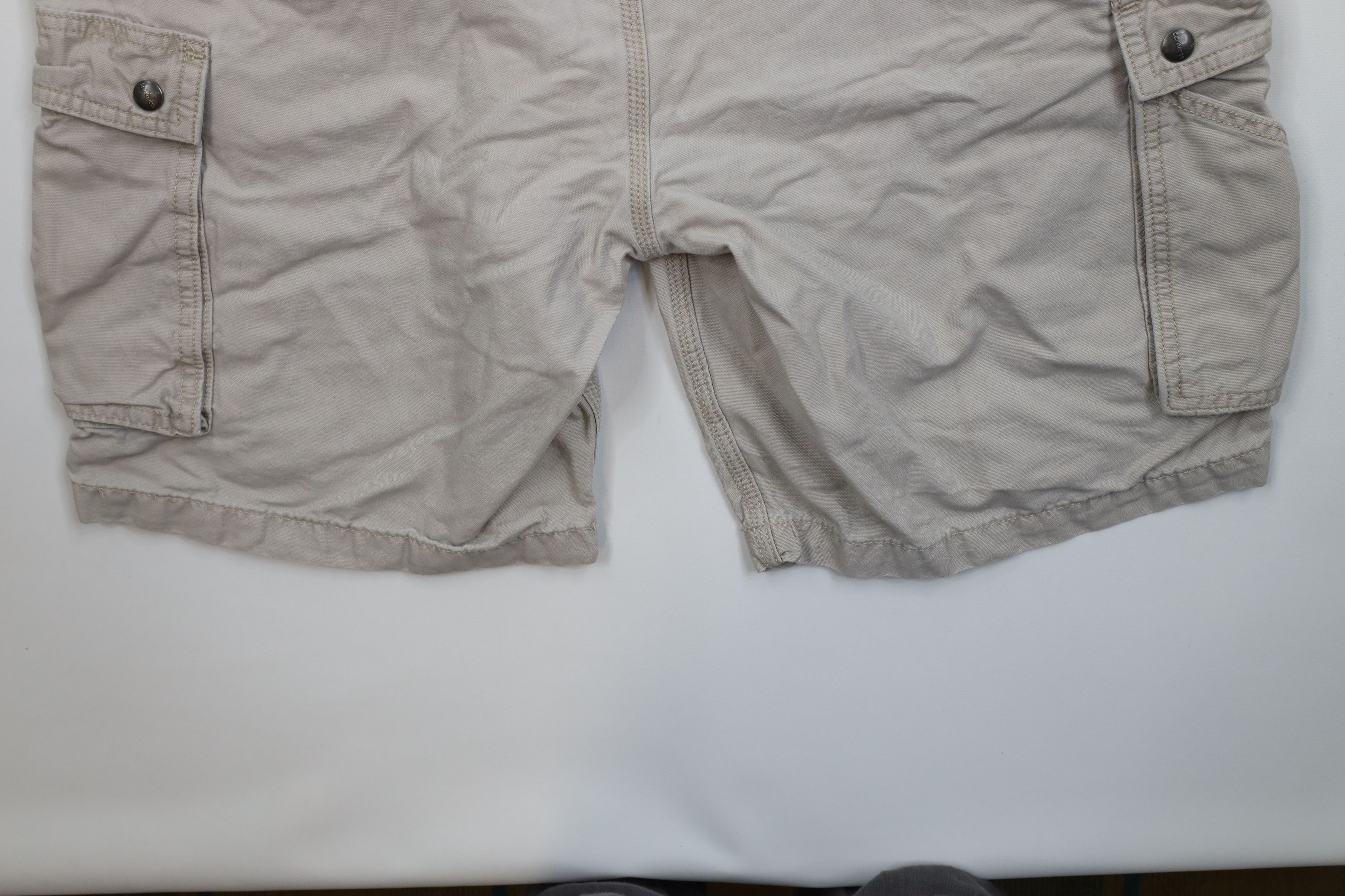 Carhartt Vintage Y2K Carhartt Relaxed Fit Cargo Shorts Beige Cotton Size US 38 / EU 54 - 10 Thumbnail