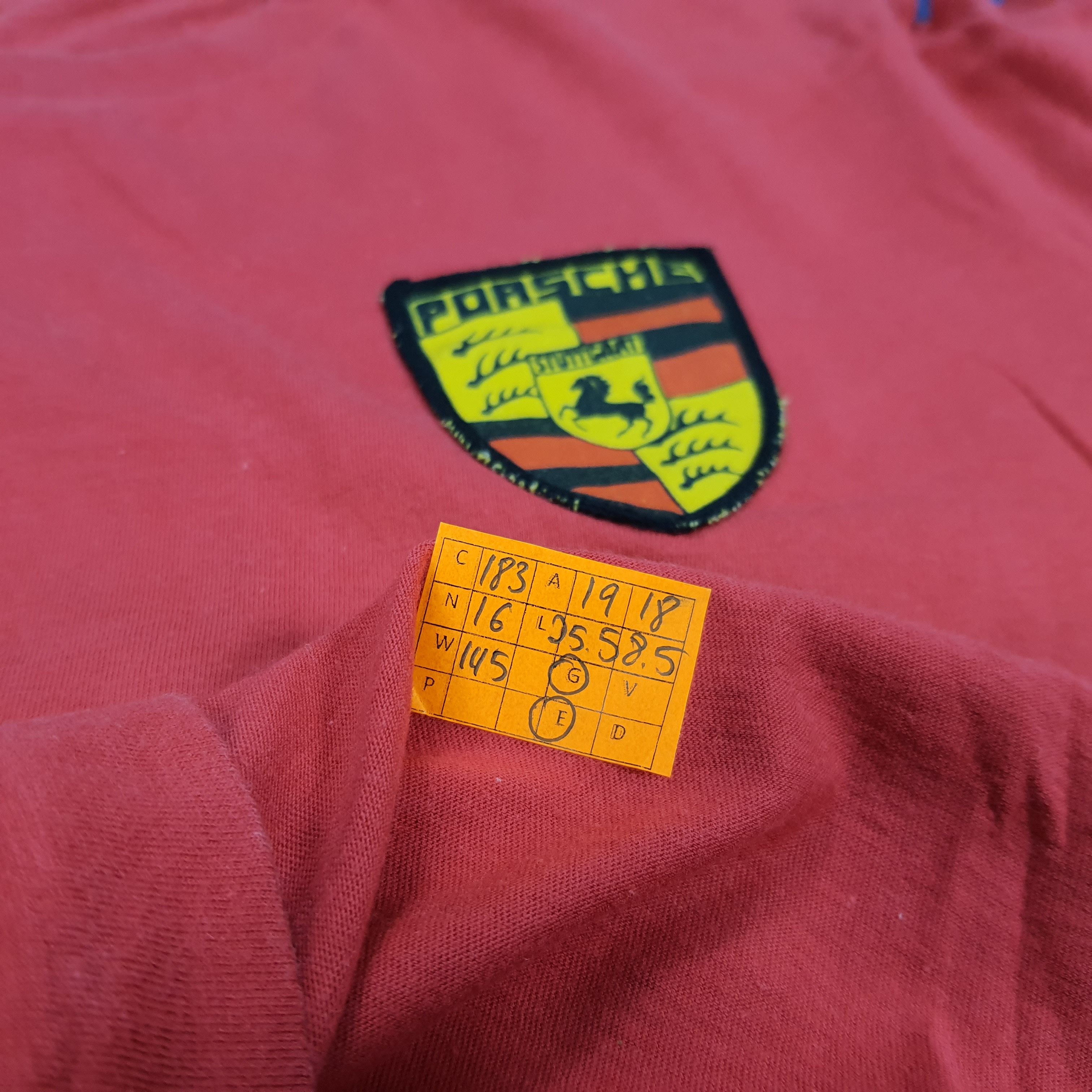 Porsche Design × Vintage Vintage Porche Motorsports Racing Pit Big Logo Tshirt Size US M / EU 48-50 / 2 - 10 Thumbnail