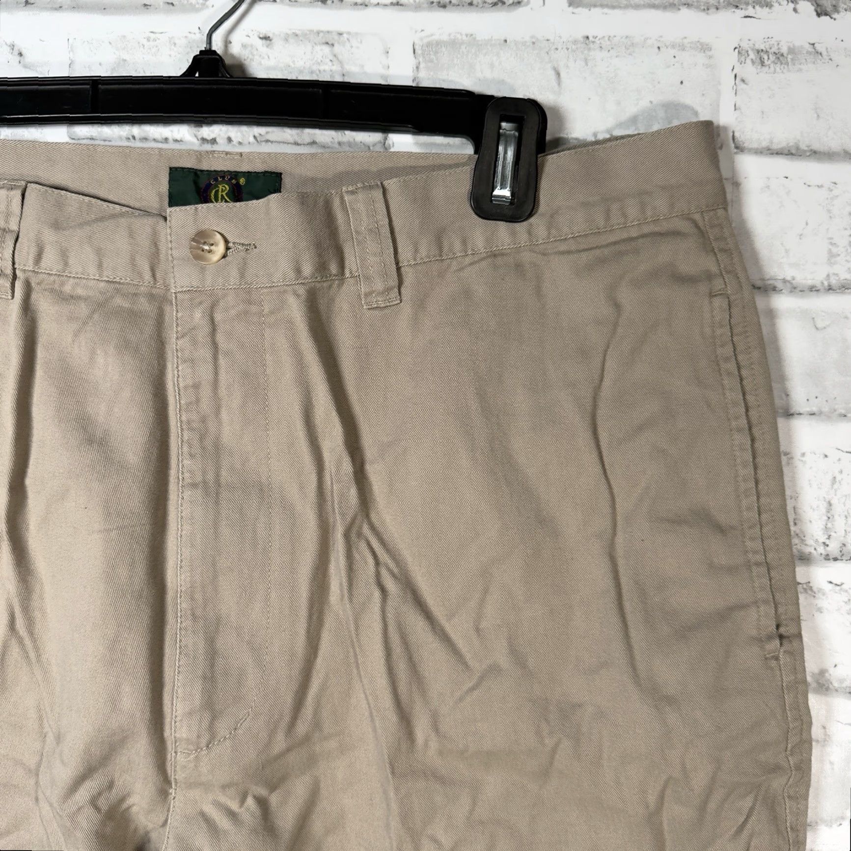 Club Room NWT Club Room 100% Cotton Chino Shorts Beige Casual Size 36 Mens Size US 36 / EU 52 - 2 Thumbnail