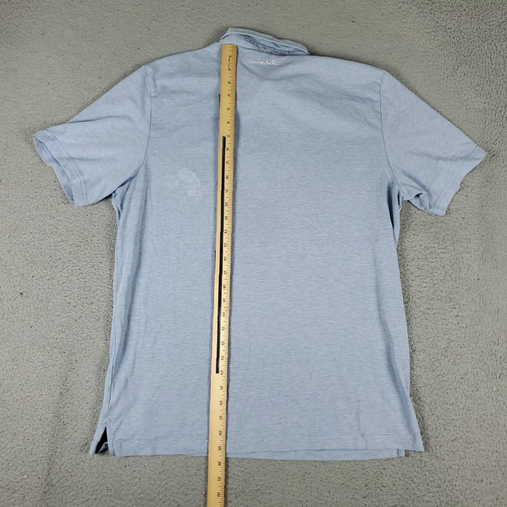TravisMathew Travis Mathew Polo Shirt Mens XL Blue Solid Short Sleeve Casual Golf Preppy Logo Button Polo — Adult XL Men’s Polo Shirt, Blue, Travis Mathew Size US XL / EU 56 / 4 - 3 Thumbnail
