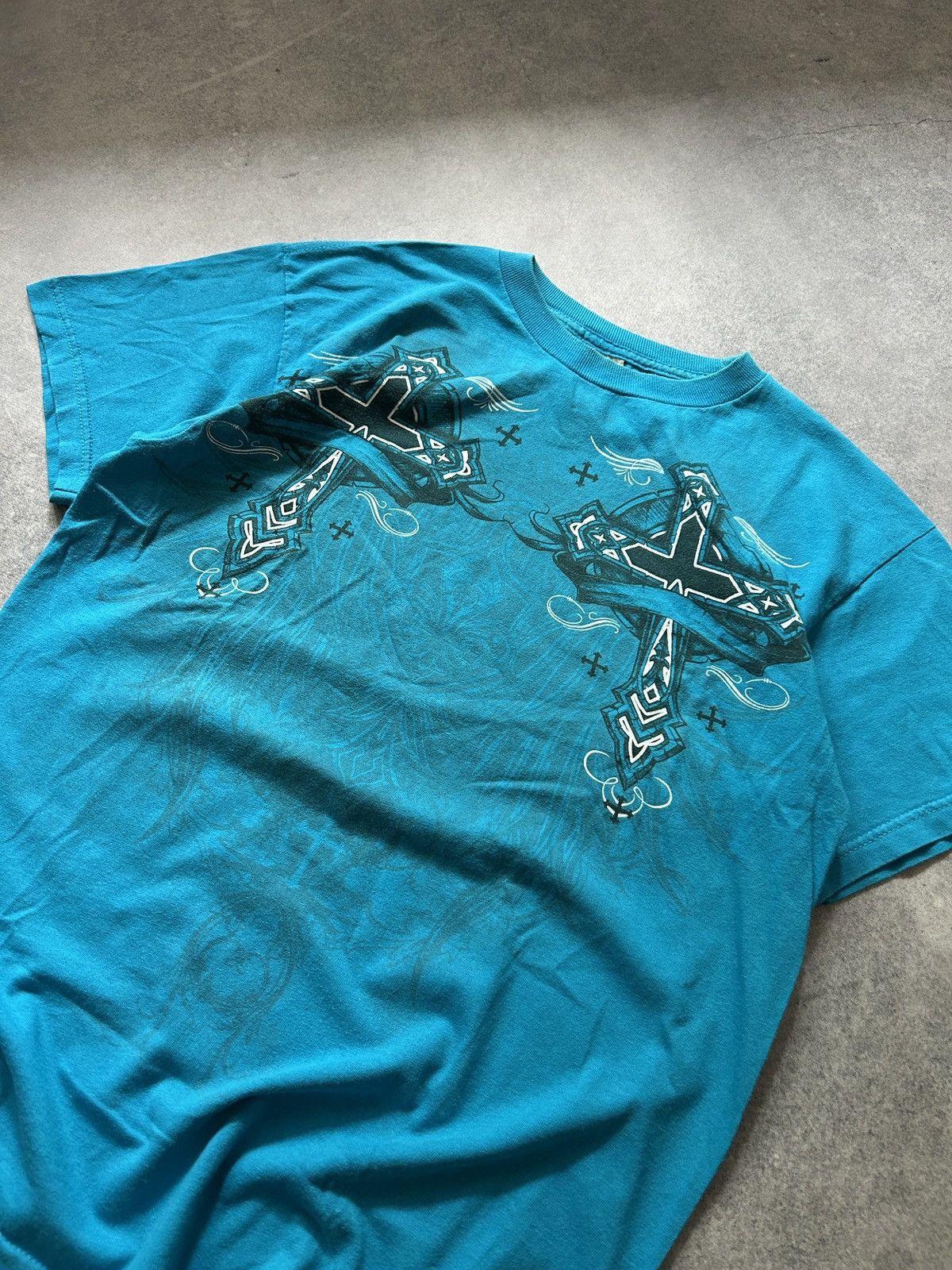 Vintage Vintage Chrome Hearts style y2k shirts mens Size US M / EU 48-50 / 2 - 2 Thumbnail