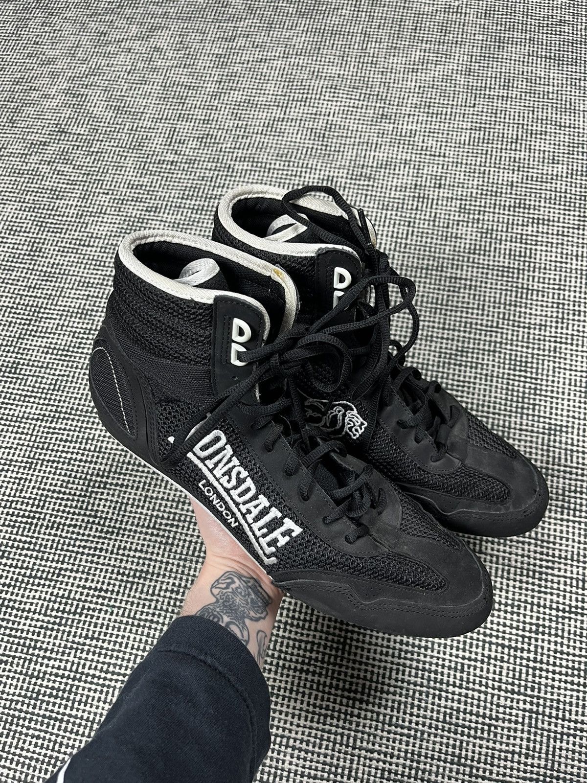 Lonsdale Lonsdale y2k vintage boxing boots sneakers like puma Size US 11 / EU 44 - 1 Thumbnail