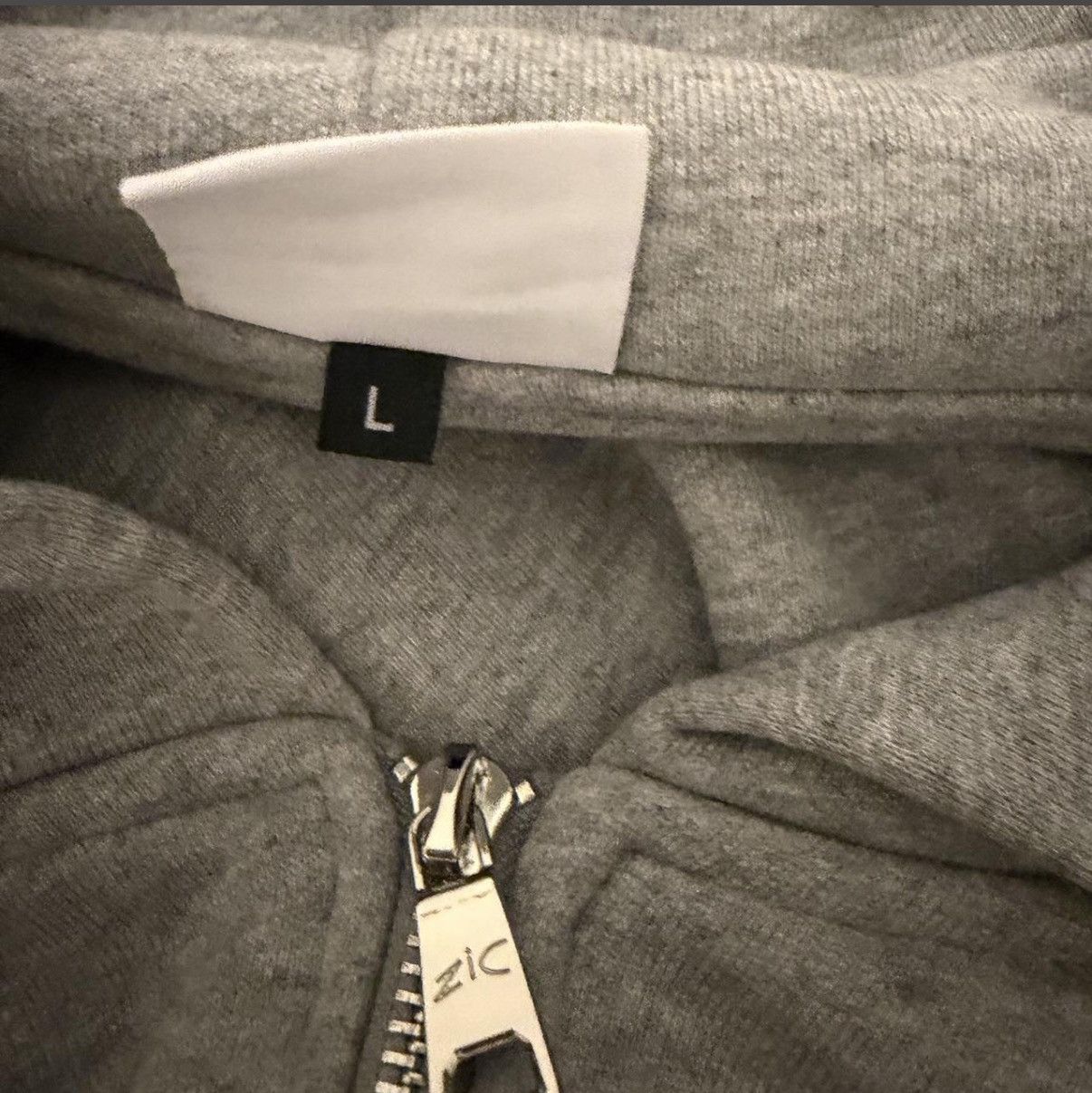 Zicmade Zic made grey cropped zip up hoodie Size US L / EU 52-54 / 3 - 4 Thumbnail