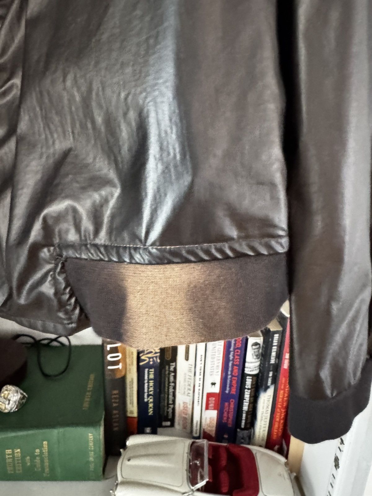 Stephan Schneider Stephan Schneider Polyurethane Hooded Bomber Size US L / EU 52-54 / 3 - 5 Thumbnail