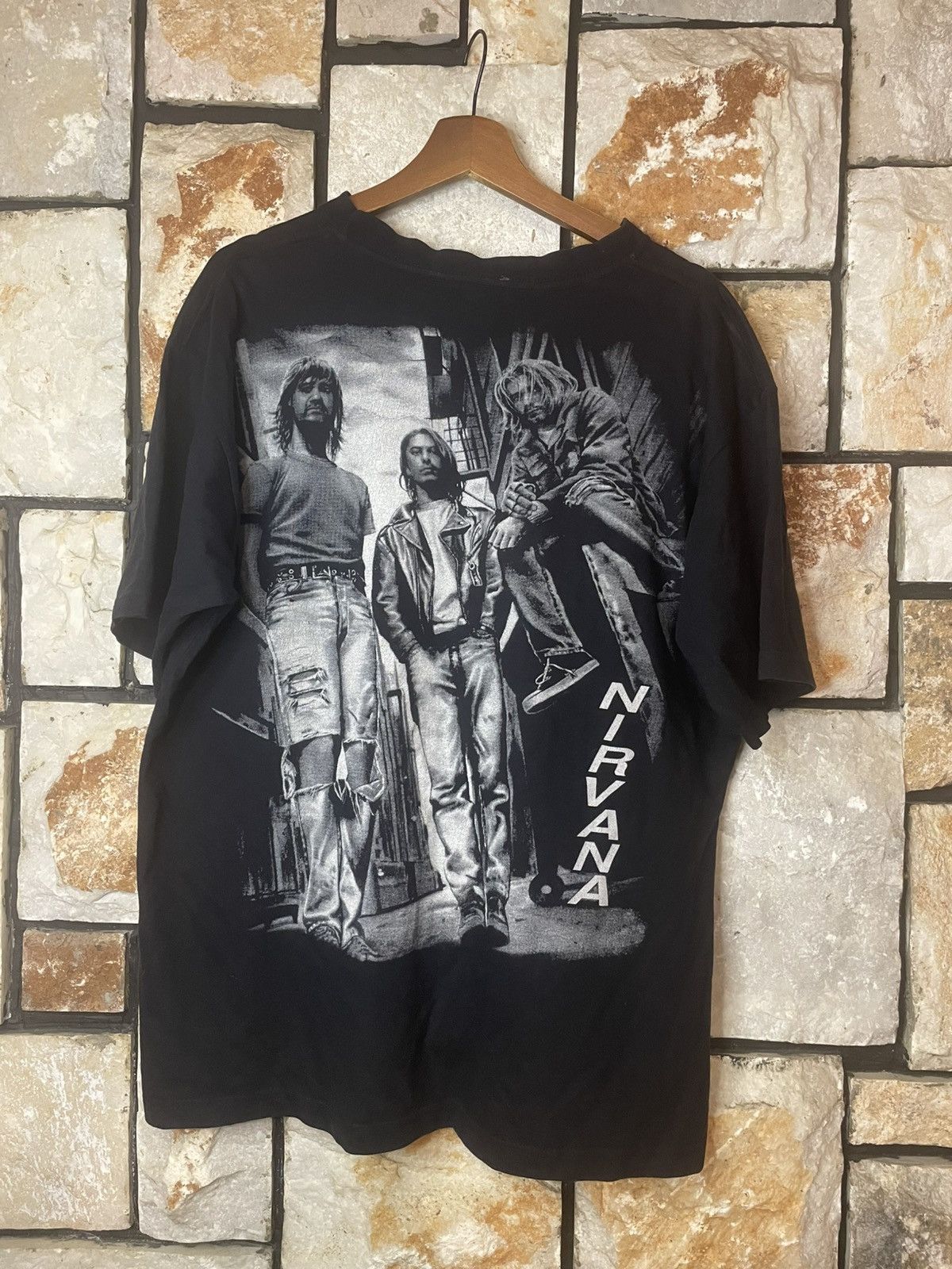 Nirvana Vintage 1999 Nirvana Band Tees x Michael Size US XL / EU 56 / 4 - 2 Thumbnail