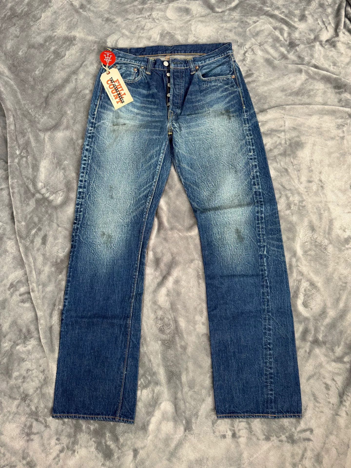 Full Count & Co. FullCount 1344 Indigo Denim Jeans Size US 33 - 1 Thumbnail