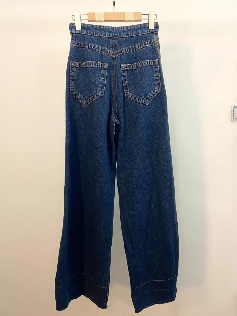 Loewe LOEWE Cowboy wide-leg jeans Size 42" / US 20 - 4 Thumbnail
