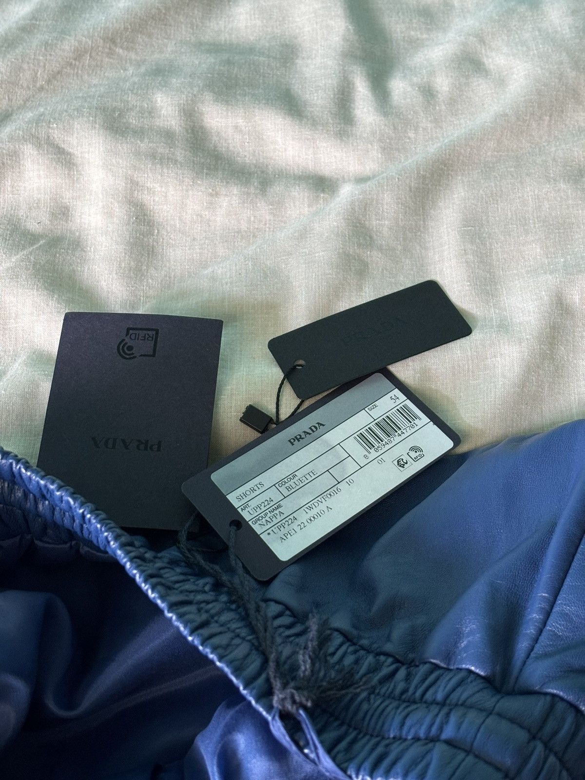 Prada Prada leather logo short Size US 44 / EU 60 - 9 Thumbnail