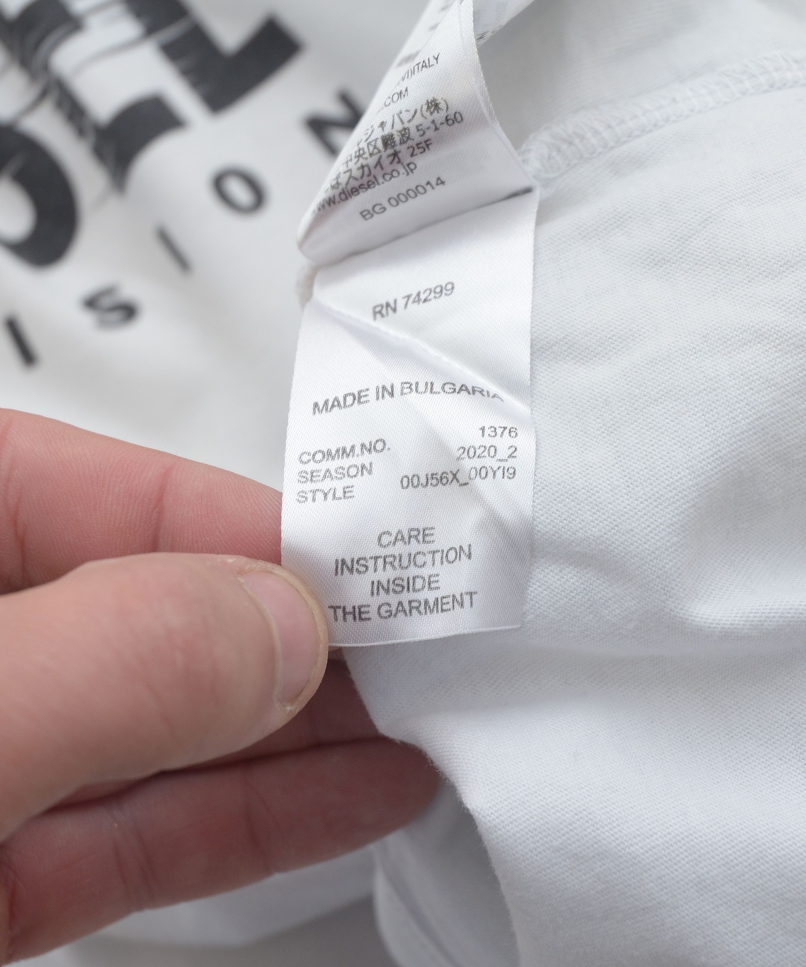 Diesel Diesel T-shirts Logo 90s Y2K Denim Division Big Logo White Size XL / US 12-14 / IT 48-50 - 8 Thumbnail