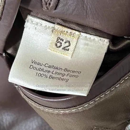 Hermes Hermes Burgundy Calfskin Jacket Size US L / EU 52-54 / 3 - 6 Thumbnail