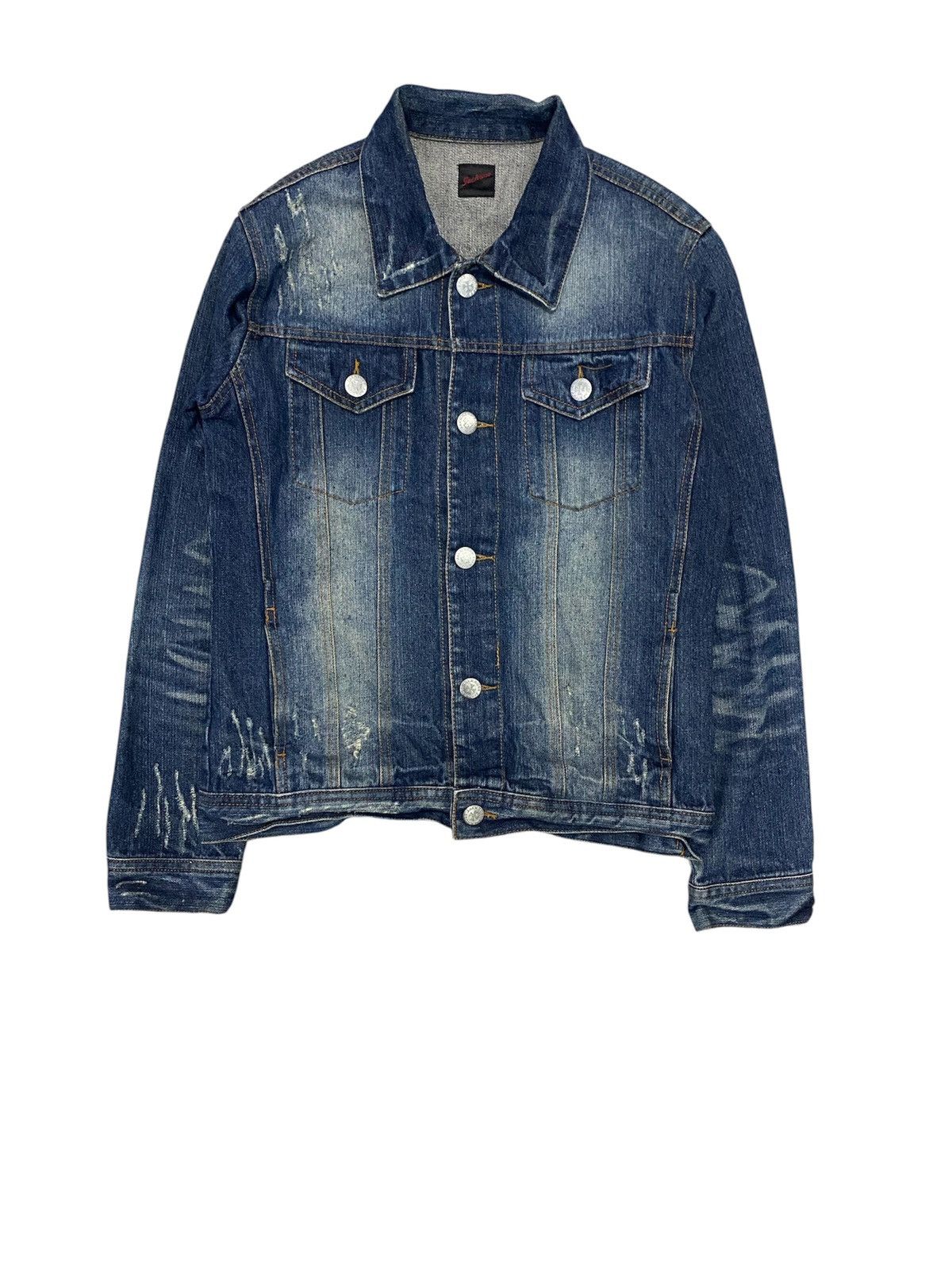 JACKROSE 🔥1990s Jackrose Distressed Cross Detailing button jacket Size US M / EU 48-50 / 2 - 1 Thumbnail