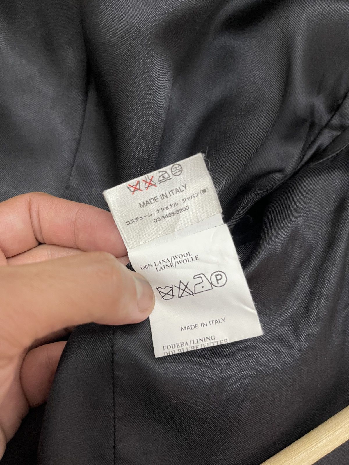Costume National Costume National Asymmetrical Zip Wool Leather Jacket Size XS / US 0-2 / IT 36-38 - 17 Thumbnail
