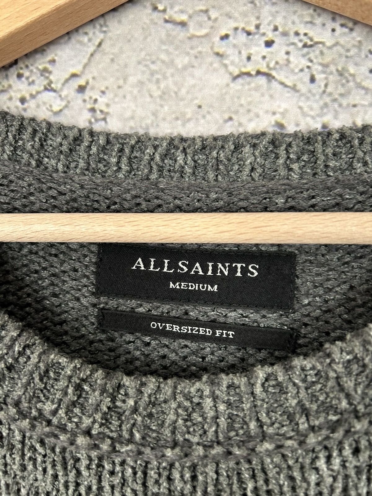 Allsaints Allsaints Grey Sweater Knit Grunge Rock Punk Avant-garde Size US M / EU 48-50 / 2 - 5 Thumbnail