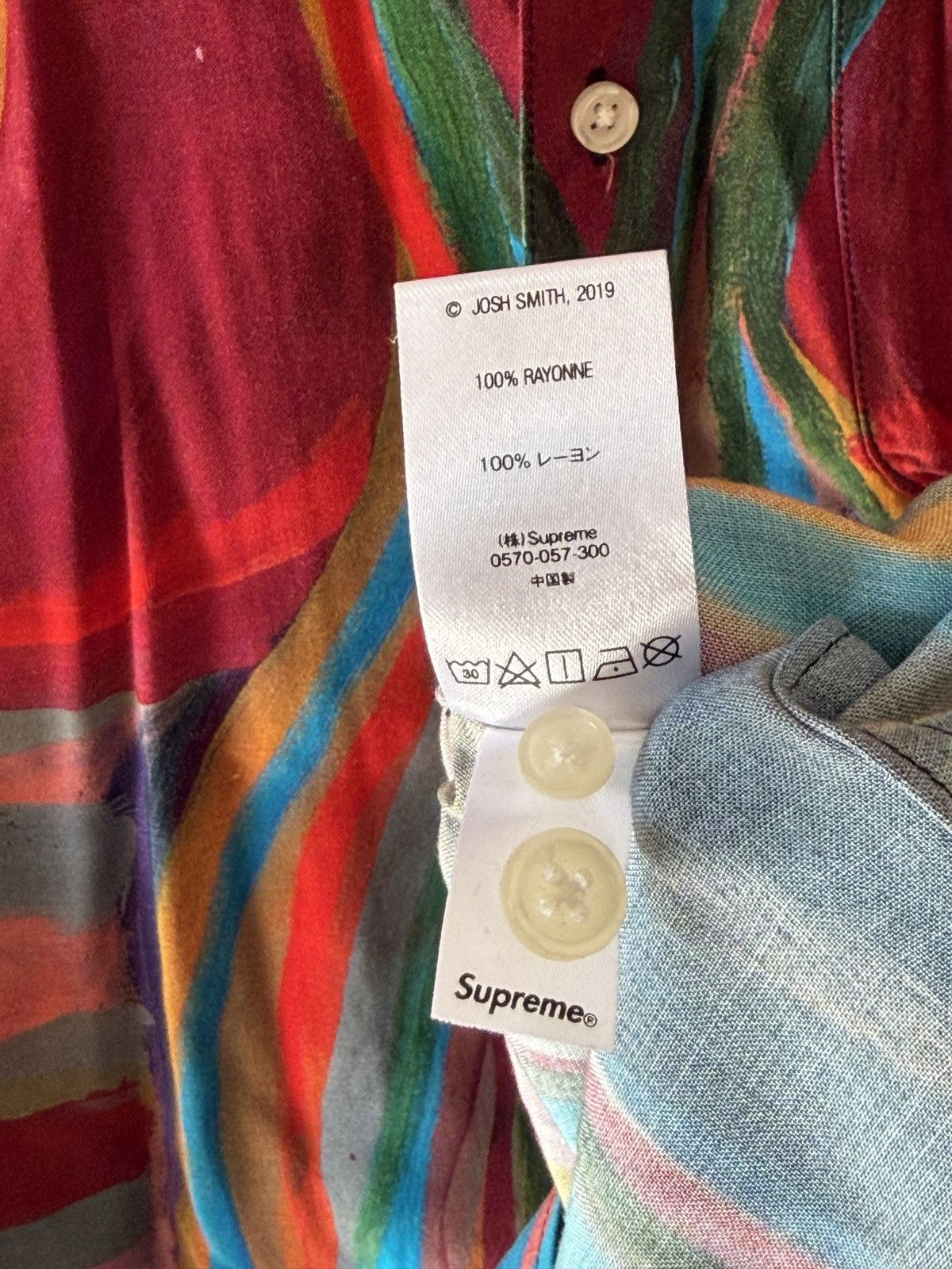 Supreme Supreme Reaper Rayon Shirt Size M Size US M / EU 48-50 / 2 - 7 Thumbnail