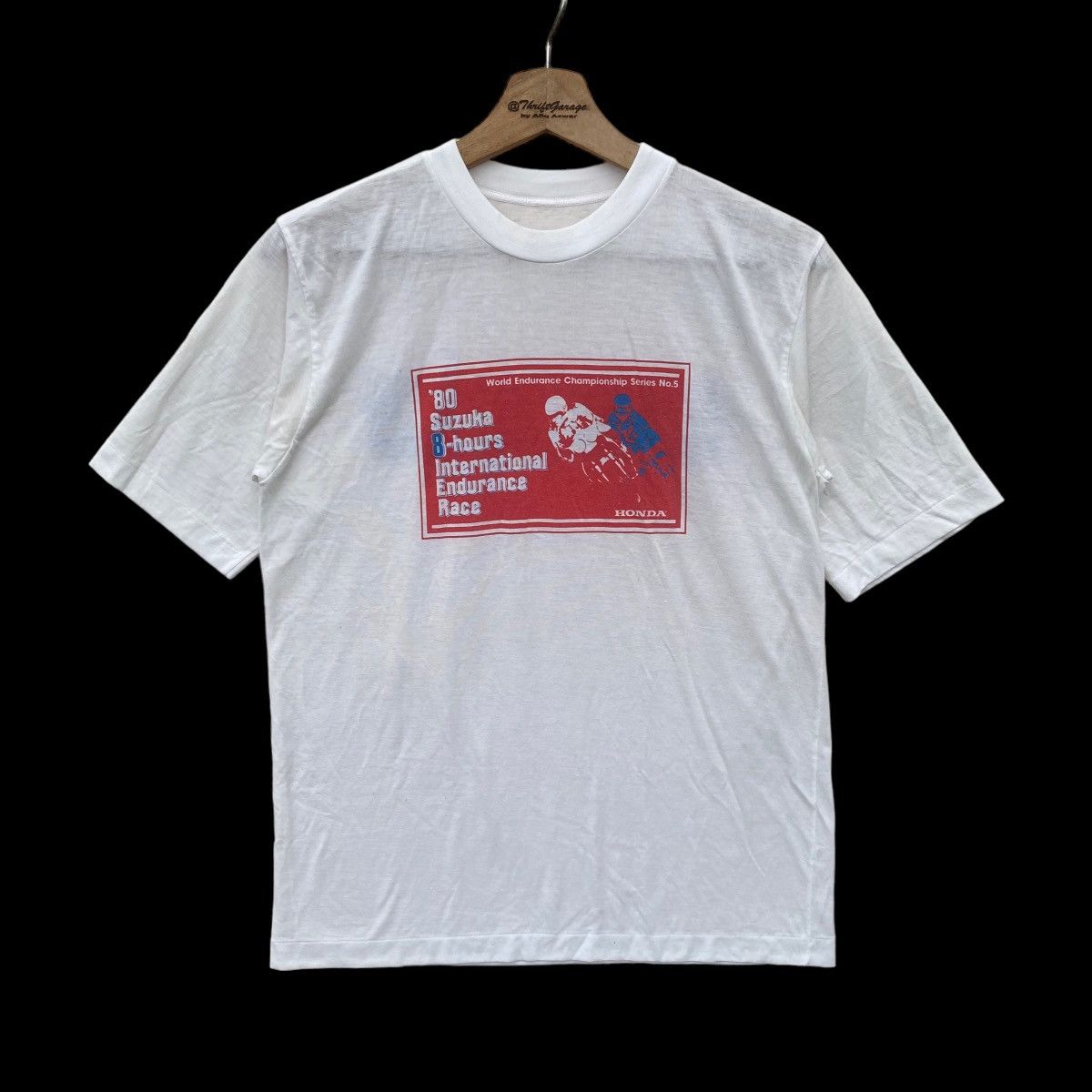 Honda × Vintage Rare Vintage 80s HONDA Suzuka 8-Hours World Championship Size US M / EU 48-50 / 2 - 2 Thumbnail
