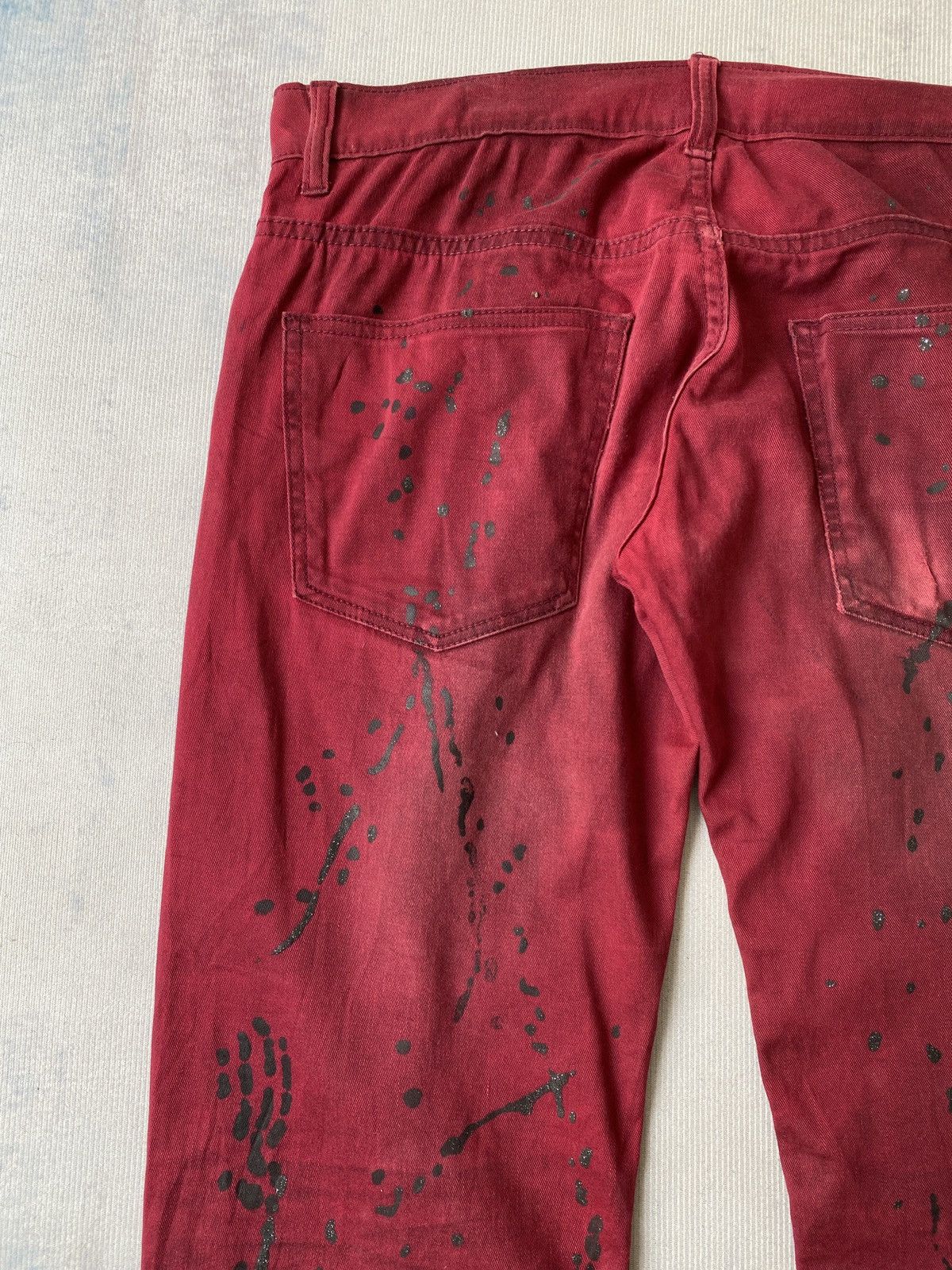 If Six Was Nine Flared K.U.I Japan Splatter Design Pant Size US 32 / EU 48 - 15 Thumbnail