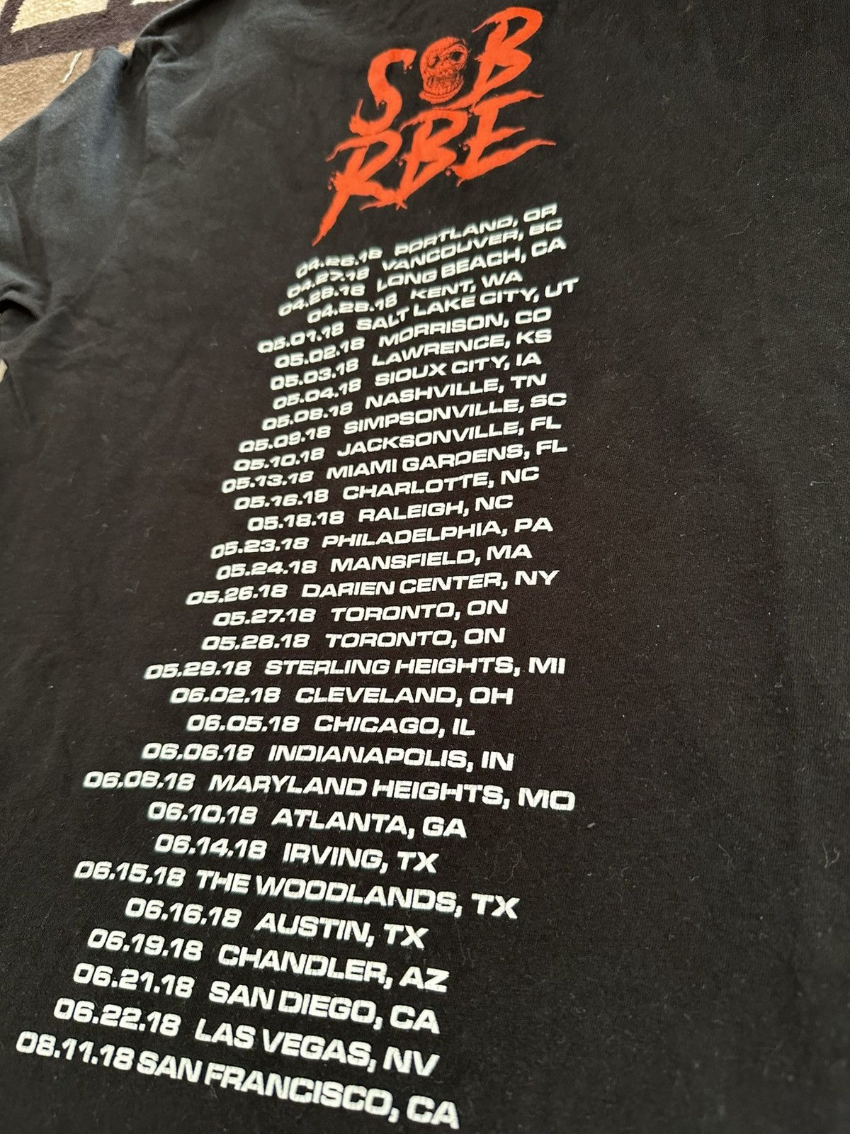 Other SOB X RBE tour t shirt Size US S / EU 44-46 / 1 - 3 Thumbnail