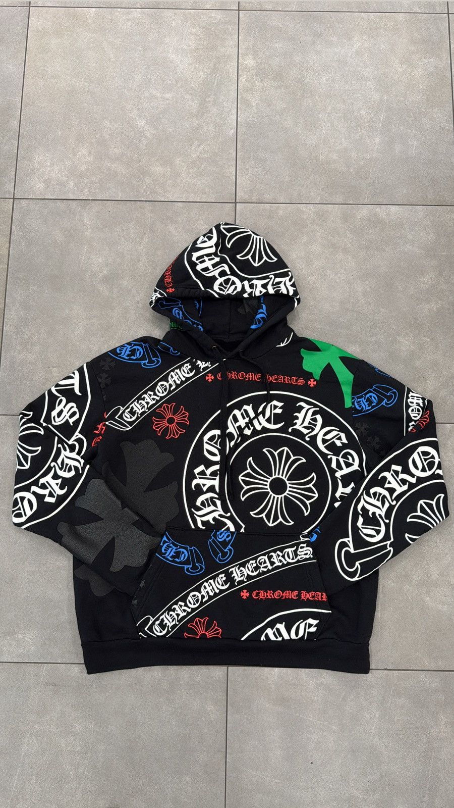 Chrome Hearts Chrome Hearts Stencil Hoodie Black Size US M / EU 48-50 / 2 - 1 Thumbnail
