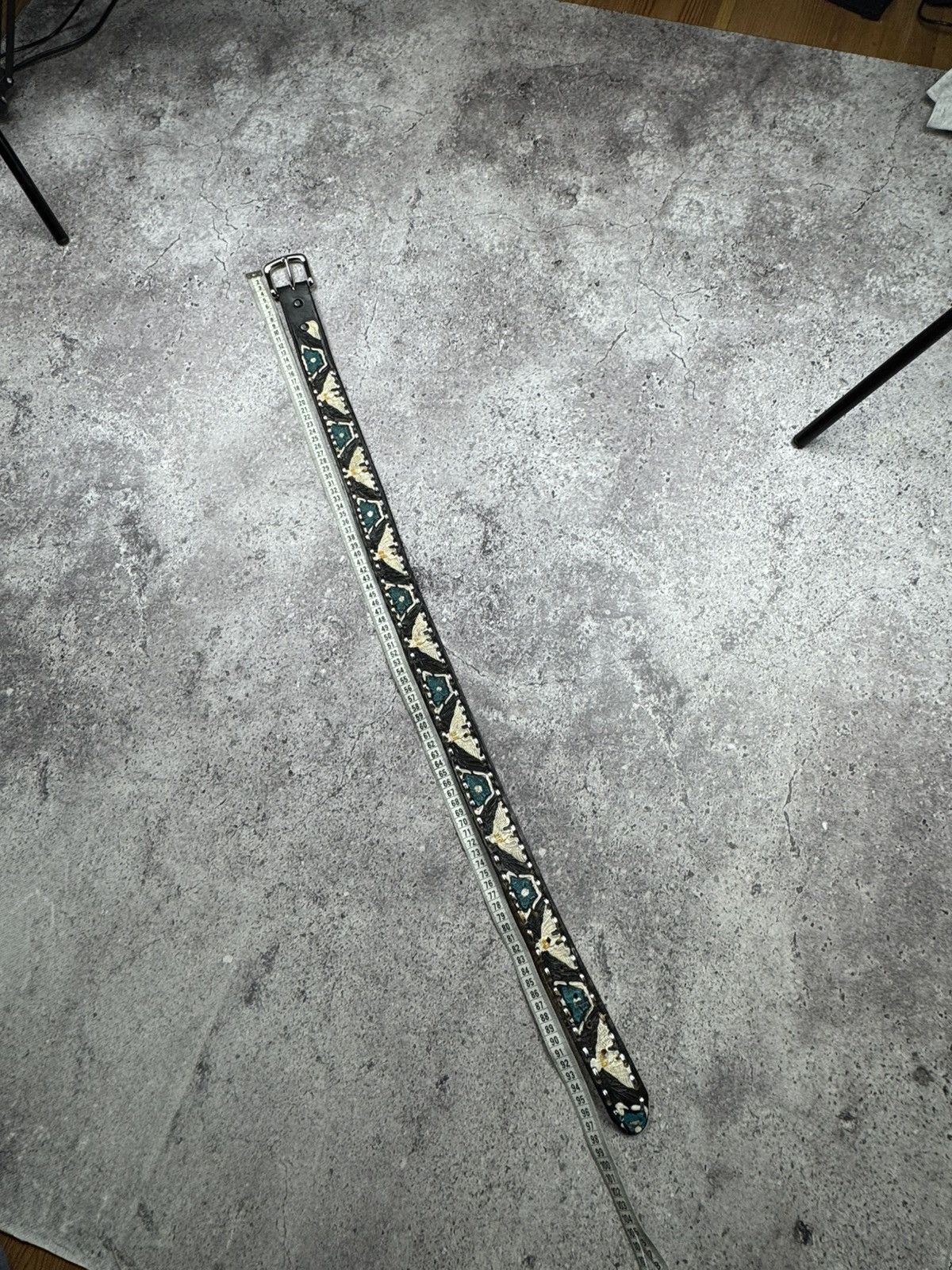 Japanese Brand 00’s NUMBER NINE STYLE EAGLE LEATHER RARE Y2K BELT VINTAGE Size ONE SIZE - 9 Thumbnail