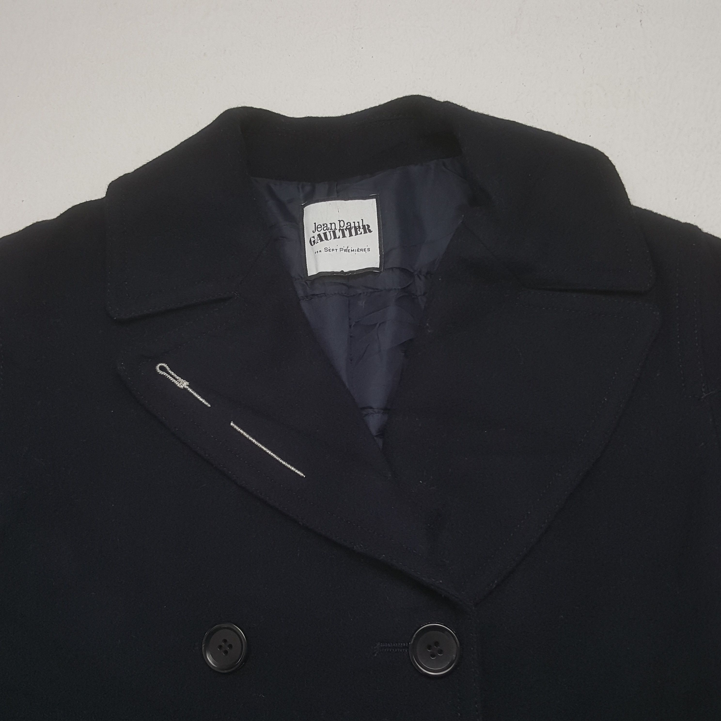 Jean Paul Gaultier × Vintage Vintage Jean Paul Gaultier Wool Blazer Coat Size S / US 4 / IT 40 - 3 Thumbnail