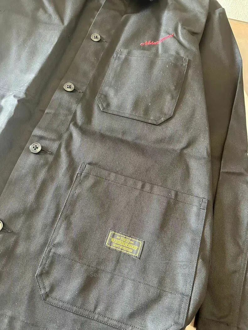 Neighborhood Neighborhood Black Work Jacket Size US L / EU 52-54 / 3 - 6 Thumbnail