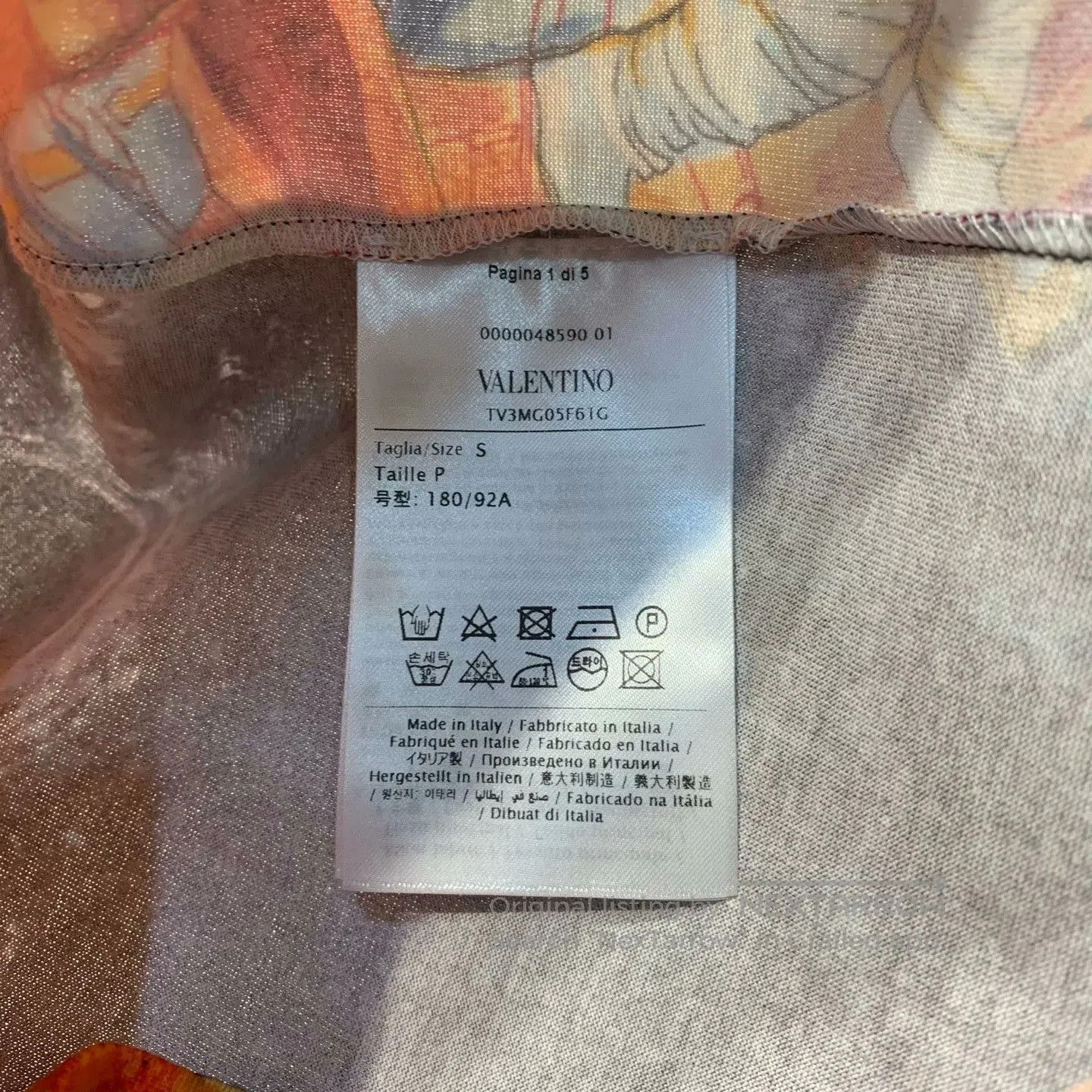 Valentino Valentino Astronaut Short Sleeve T-Shirt. Size US S / EU 44-46 / 1 - 4 Thumbnail