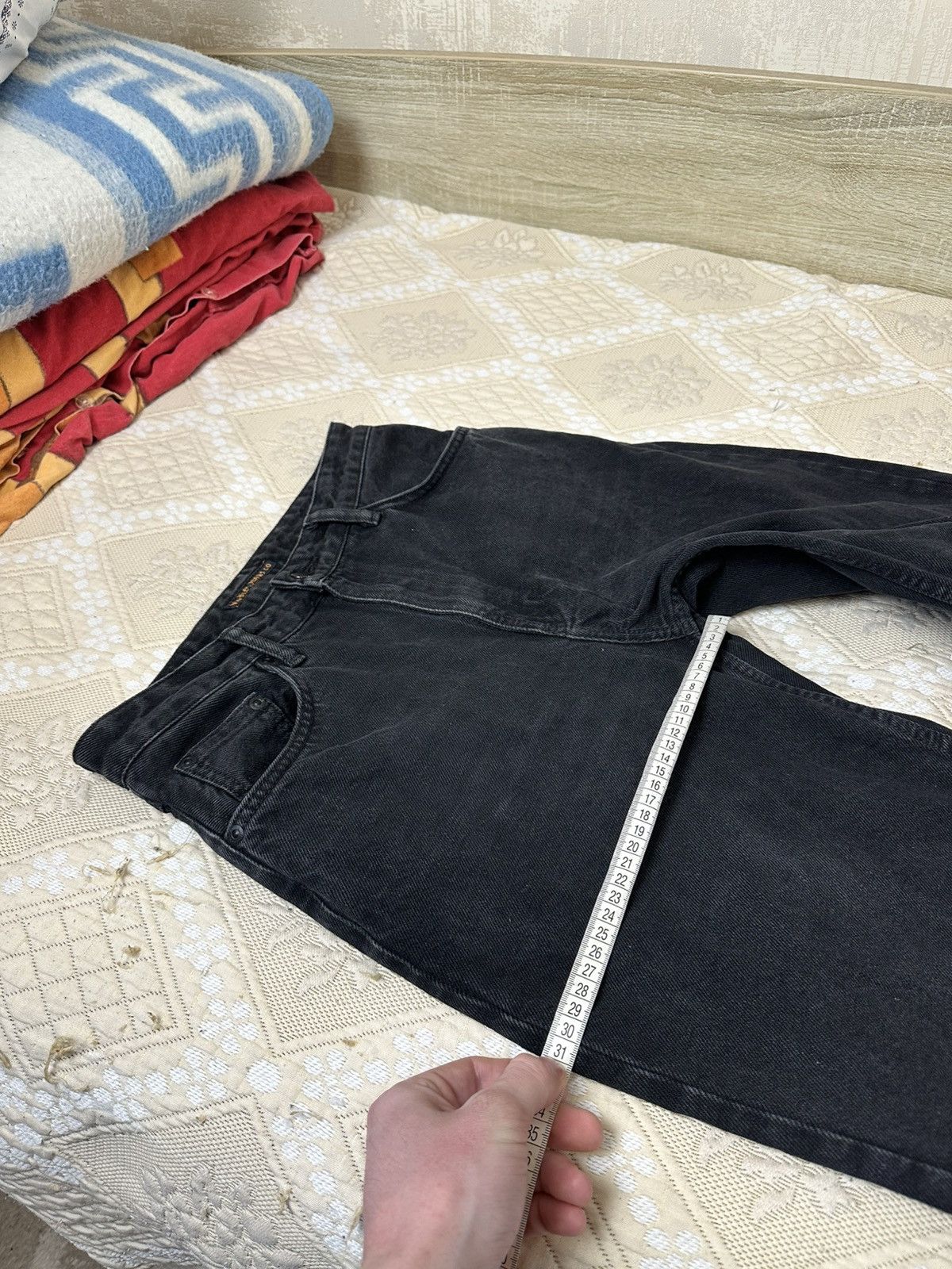 Nudie Jeans 🔥 Nudie Jeans Clean Eileen Loose Fit Wide Pants Denim 29x28 Size 28" / US 6 / IT 42 - 11 Thumbnail