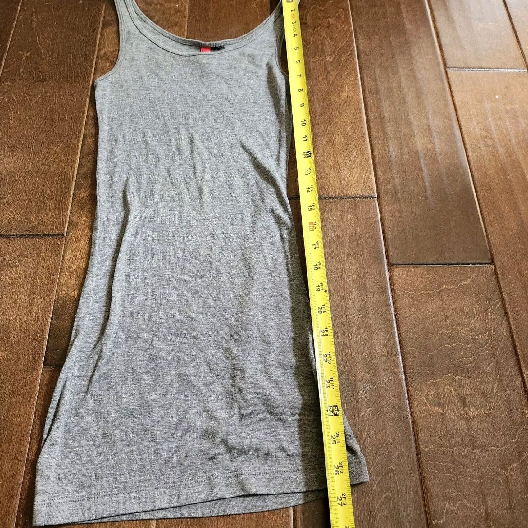 H&M Divided Women's Tank Shirt - Gray - Size 4 - Cotton - Sleeveless - Round Neck - Pullover - Casual - Regular Fit - Lightweight - Machine Washable Size S / US 4 / IT 40 - 5 Thumbnail