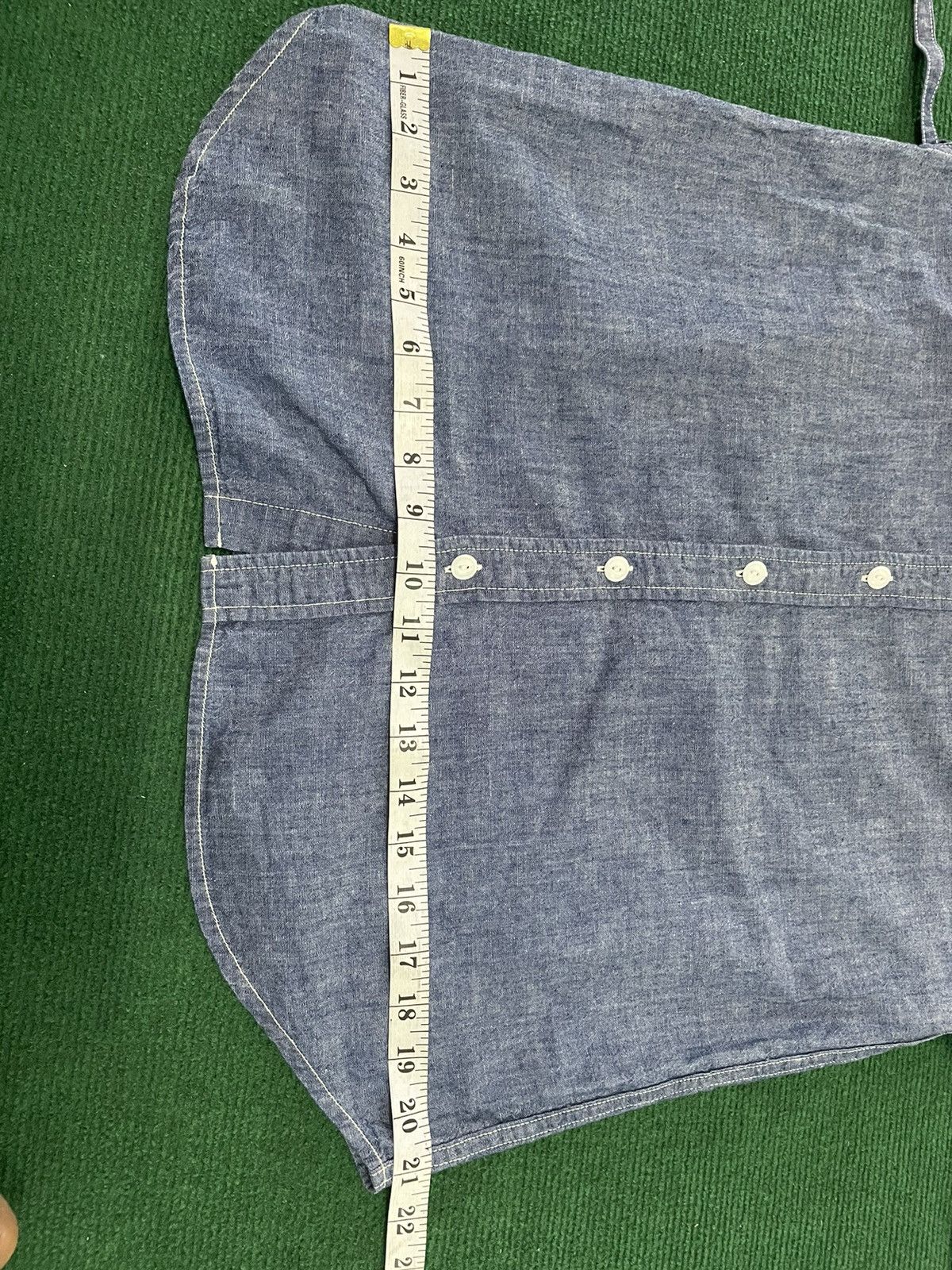 Bape Chambray Button Up Shirt Dress Size XS / US 0-2 / IT 36-38 - 13 Thumbnail