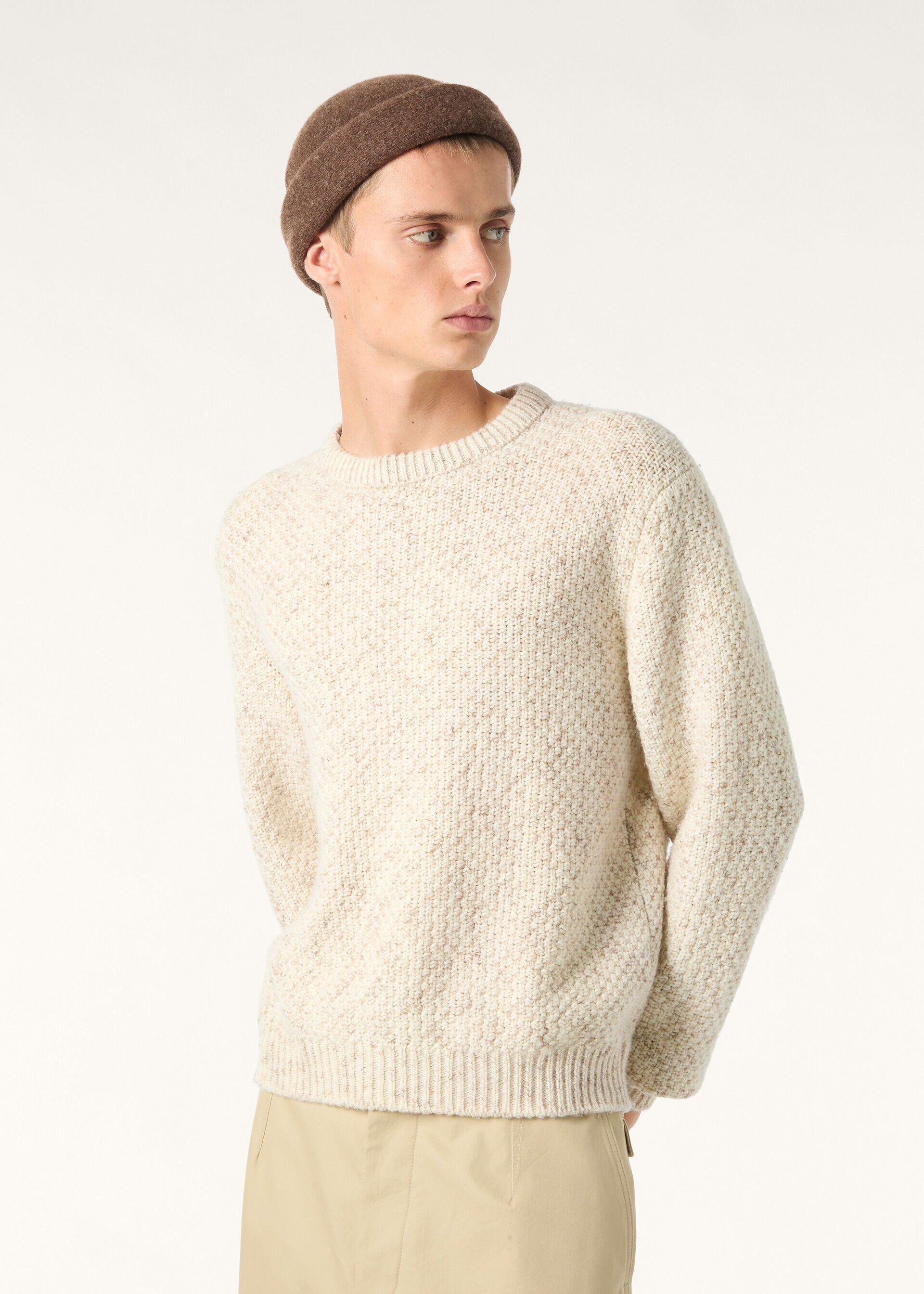 Loro Piana os11x0226 FAQ4586 Ash Crewneck Sweater in Gravel Extension Size US S / EU 44-46 / 1 - 3 Thumbnail