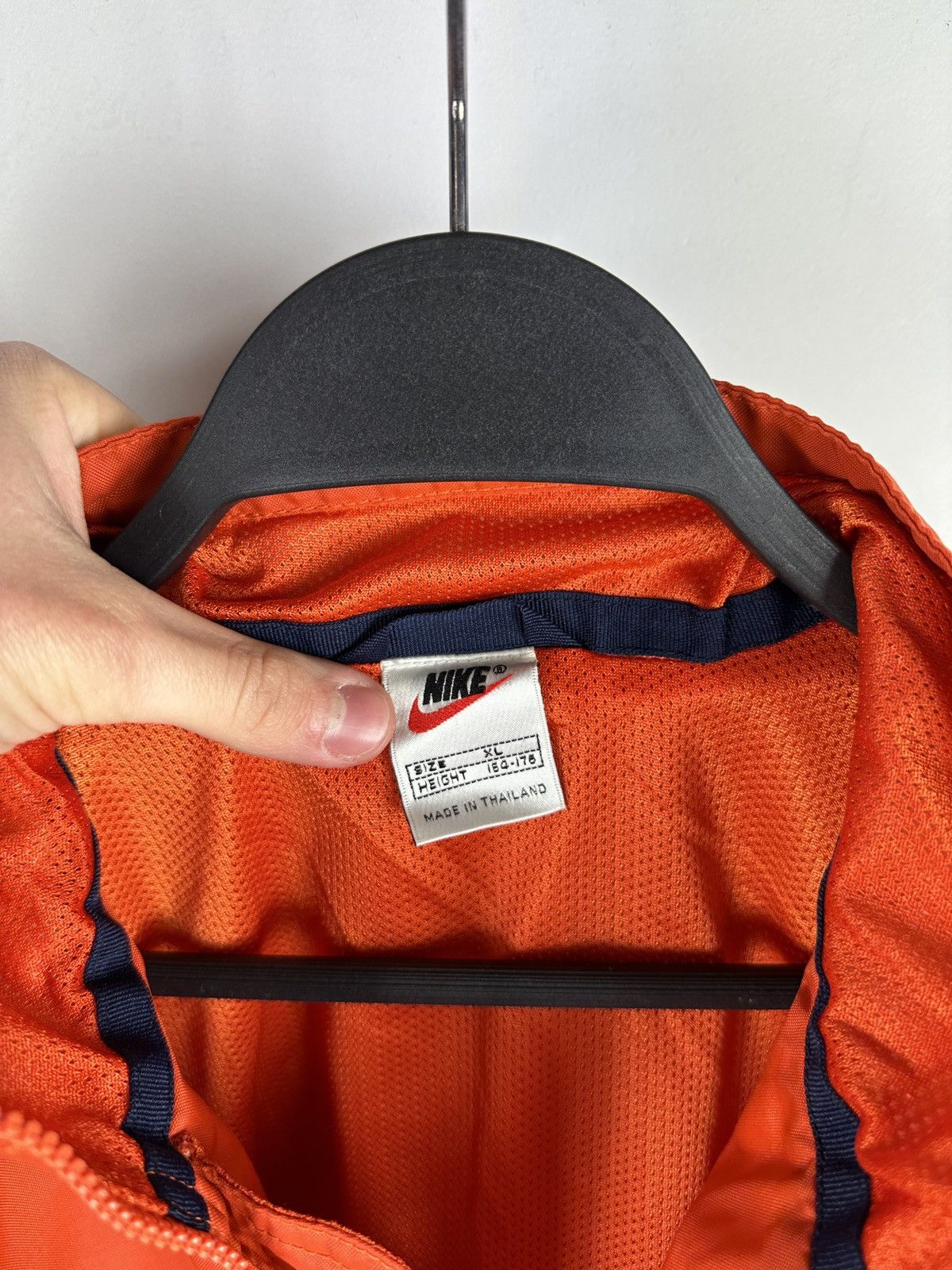Nike × Vintage 🍊Vintage 90’s Nike Nylon Big Logo Baggy Anorak Jacket Y2K Size US S / EU 44-46 / 1 - 13 Thumbnail