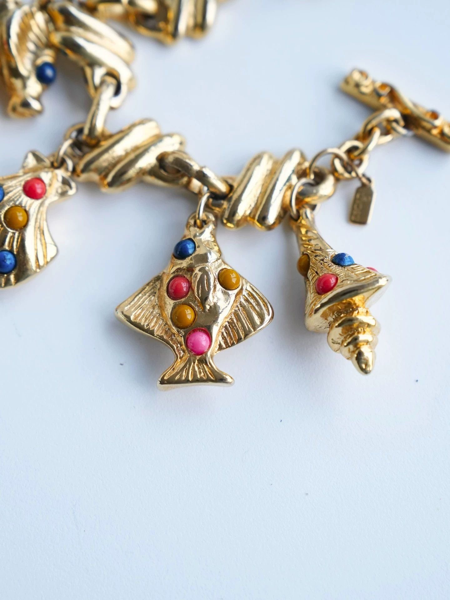 Escada Escada Ocean Theme Gold-Plated Marine Bracelet 21cm Size ONE SIZE - 4 Thumbnail