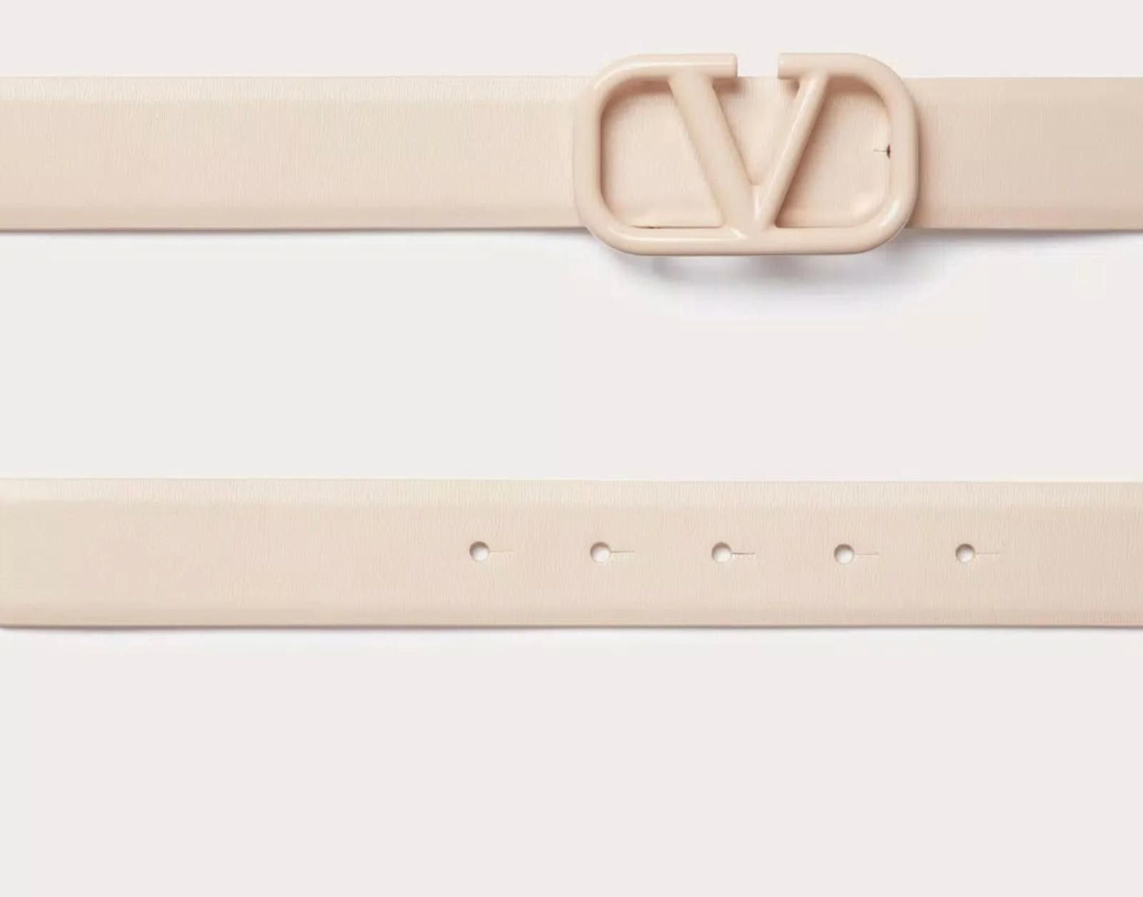Valentino Valentino Vlogo Signature Belt In Shiny Size 80 Size ONE SIZE - 2 Thumbnail