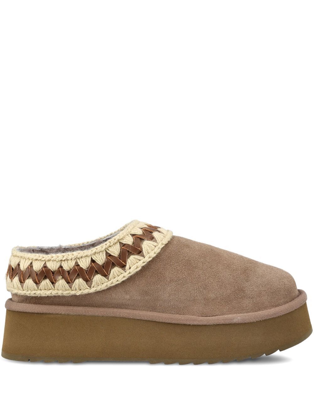 Mou PLATFORM CLOG SUEDE SLIPPERS Size US 7 / IT 37 - 1 Thumbnail