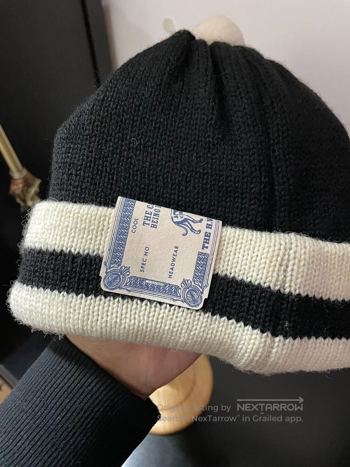 THE H.W.DOG&CO. H.W.Dog Color Block Winter Beanie. Size ONE SIZE - 5 Thumbnail