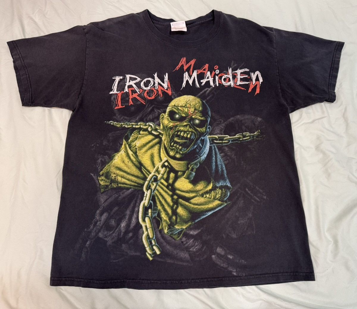 Iron Maiden y2k Iron Maiden Piece Of Mind shirt Size US L / EU 52-54 / 3 - 1 Thumbnail