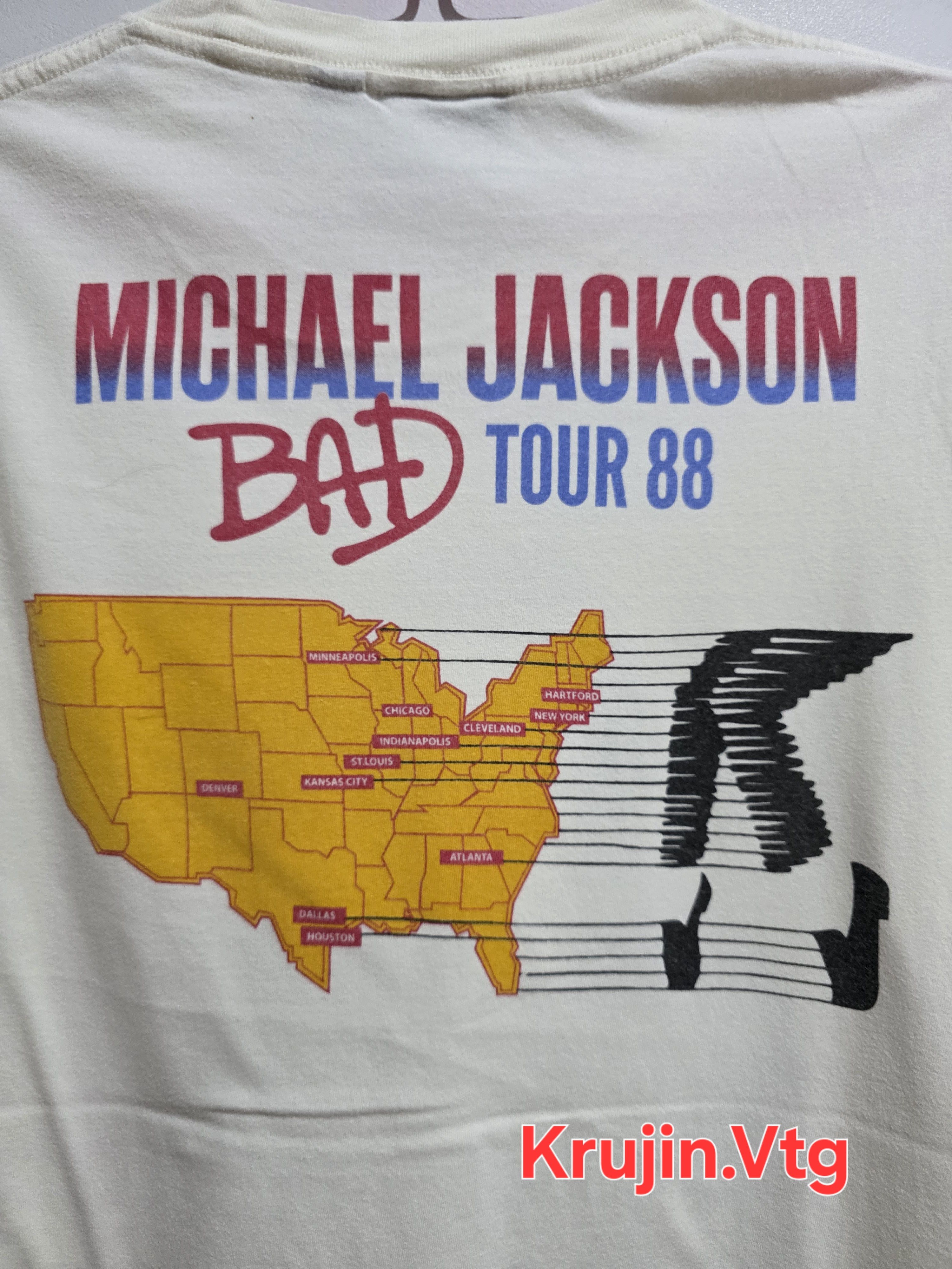 Other Michael Jackson Bad World Tour 88 2018 Size US XL / EU 56 / 4 - 6 Thumbnail