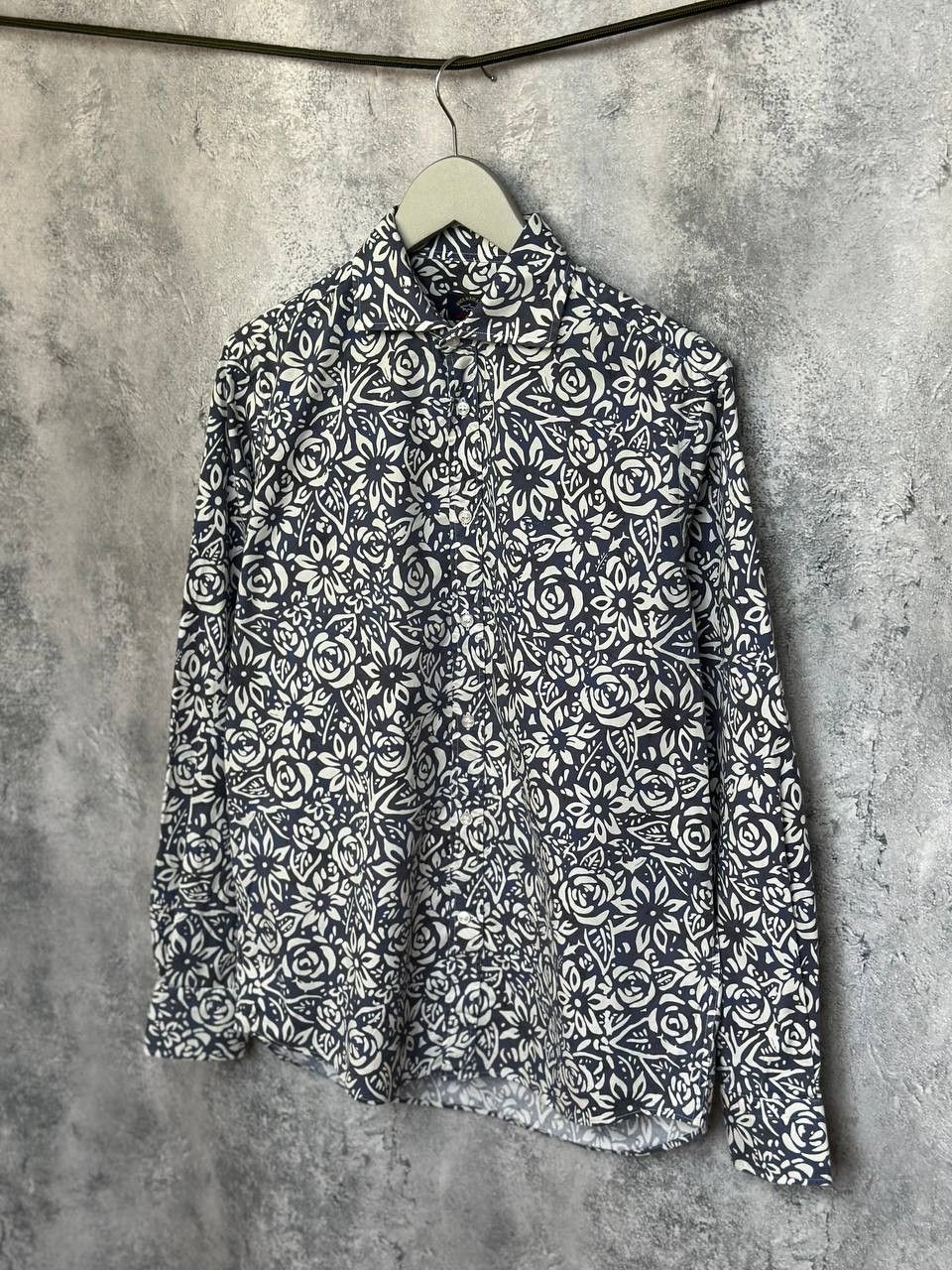 Paul & Shark Paul Shark Yachting Flowered Pattern Shirt ButtonUp Hawaiian Size US M / EU 48-50 / 2 - 1 Thumbnail