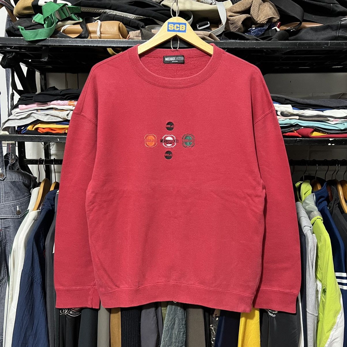 Japanese Brand × Michiko Koshino London × Vintage Vintage michiko london sweatshirt crewneck Size US L / EU 52-54 / 3 - 1 Thumbnail