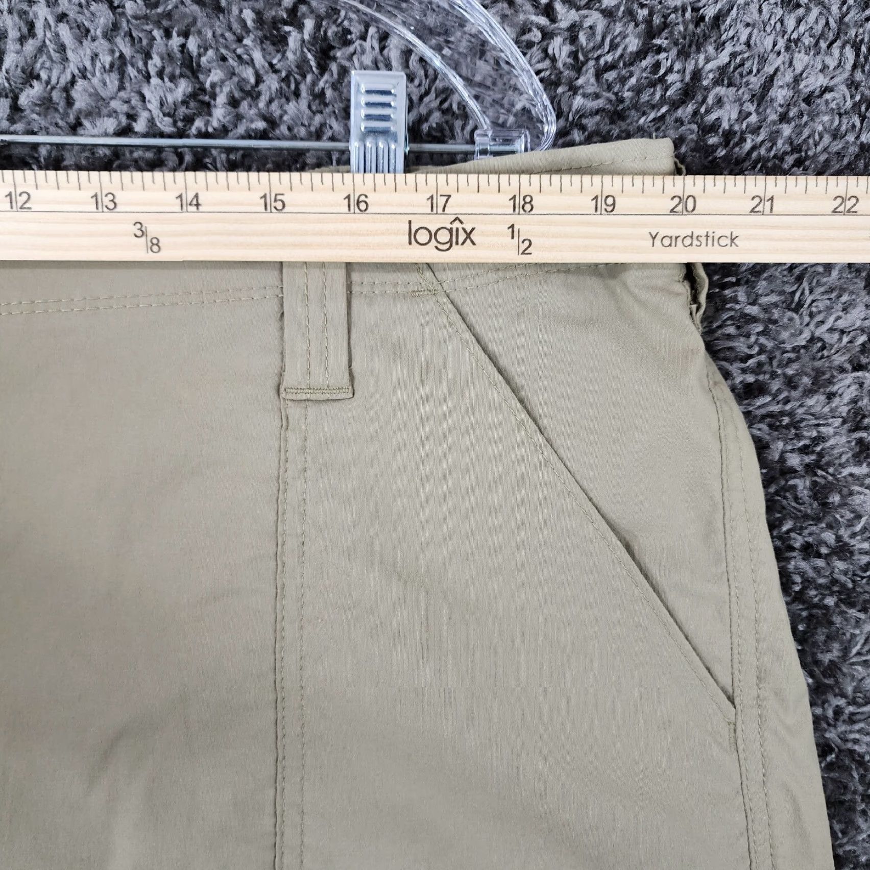 Wrangler WRANGLER Men's Cargo Hiking Shorts Size 40 Beige Size US 40 / EU 56 - 3 Thumbnail