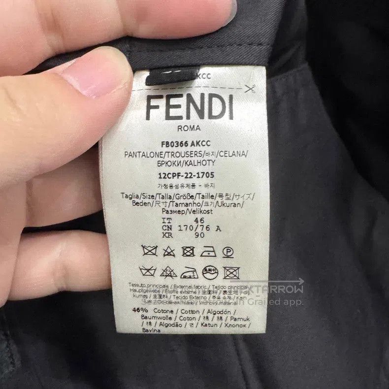 Fendi Fendi Solid Color Casual Pants Size 46L - 3 Thumbnail