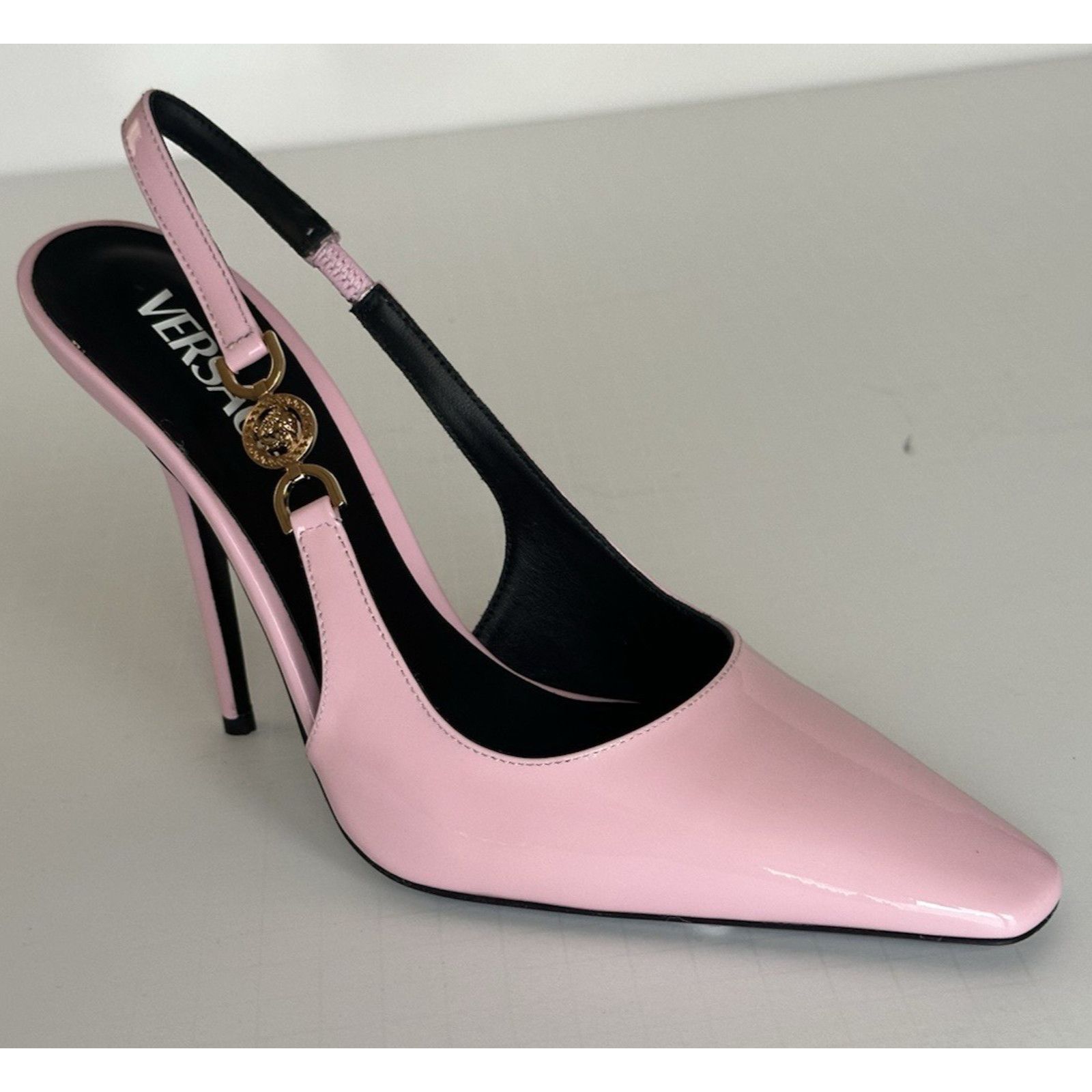 Versace Versace Sling Back Leather Shoes Pink 11 US 1012127 Size US 11 / IT 41 - 12 Thumbnail