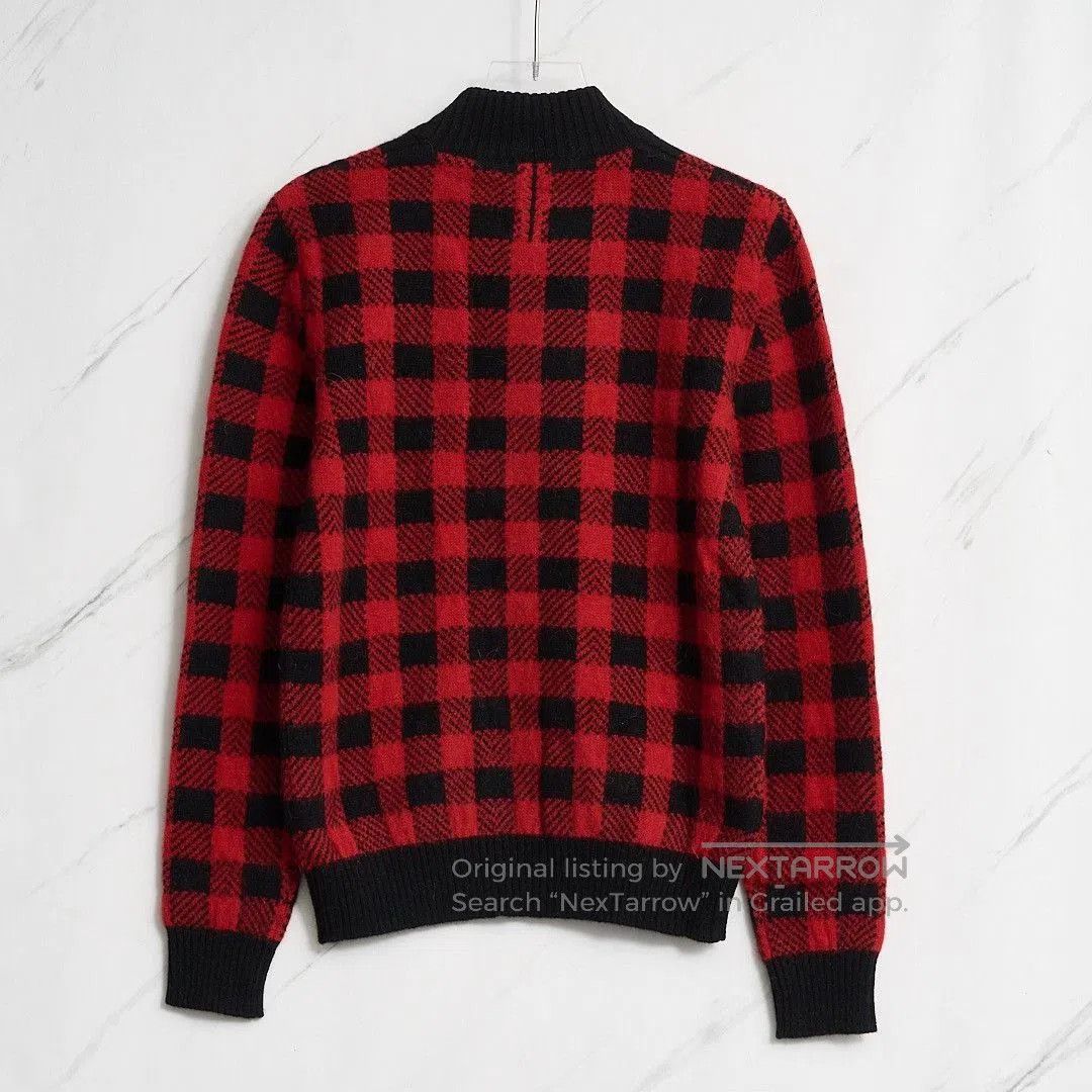 Saint Laurent Paris Saint Laurent Men's Checkered Knit Sweater. Size US M / EU 48-50 / 2 - 4 Thumbnail